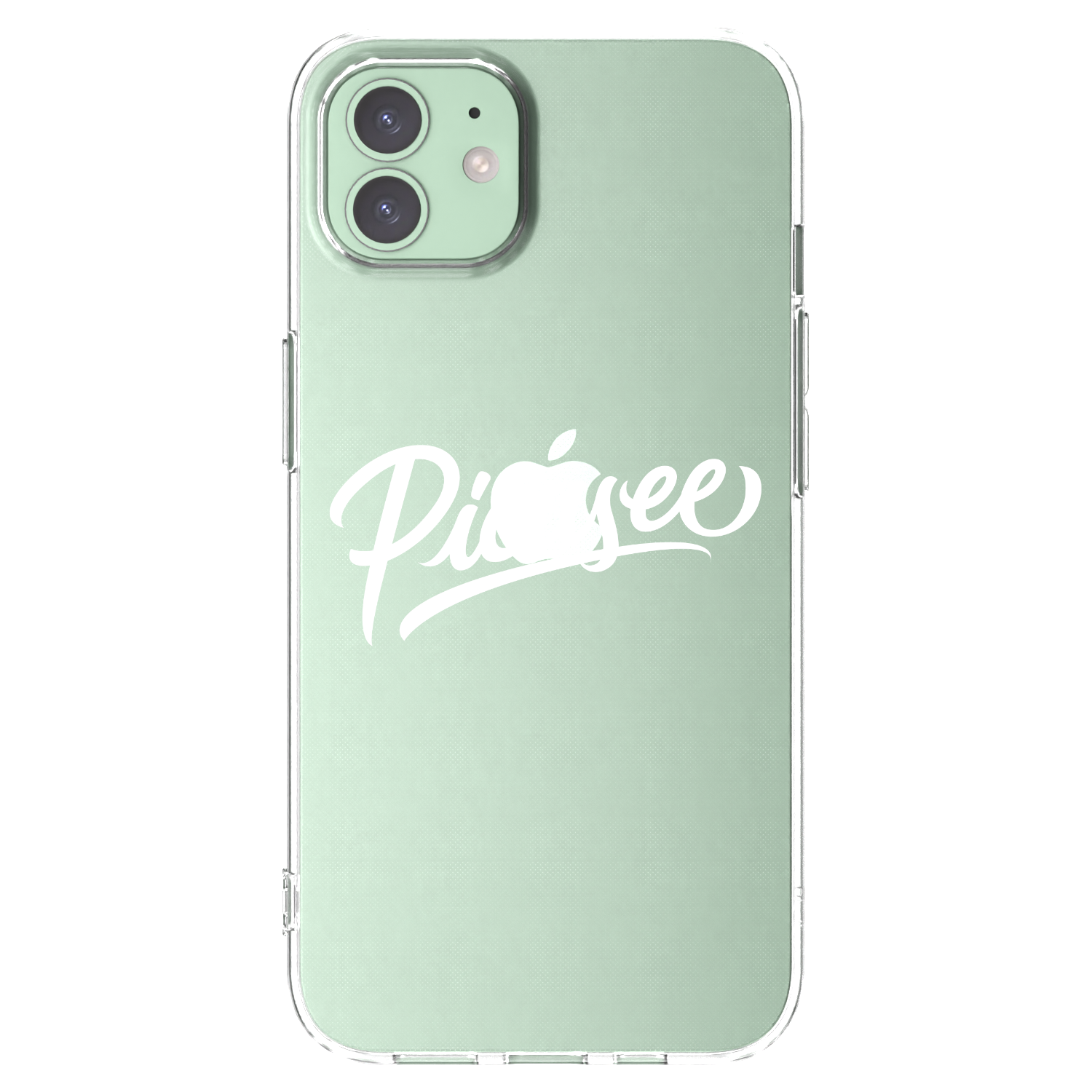 Picasee silikonski prozorni ovitek za Apple iPhone 12 Pro - Picasee - old logo - white
