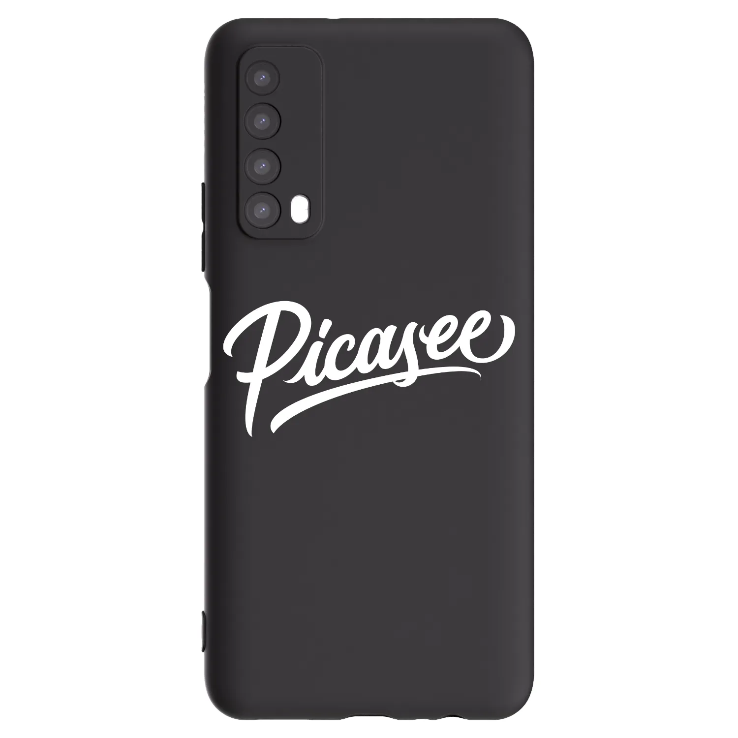 Picasee silikonski črni ovitek za Huawei P Smart 2021 - Picasee - old logo - white