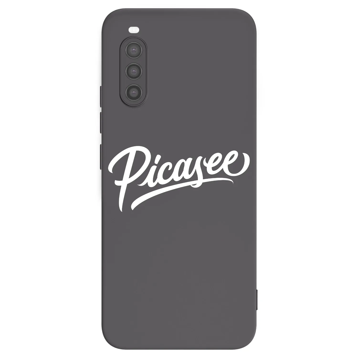 Picasee silikonski črni ovitek za Sony Xperia 10 II - Picasee - old logo - white