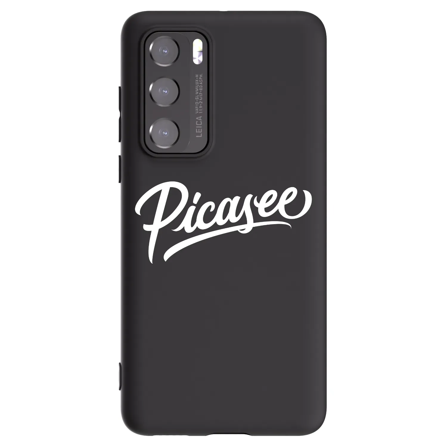 Picasee silikonski črni ovitek za Huawei P40 - Picasee - old logo - white