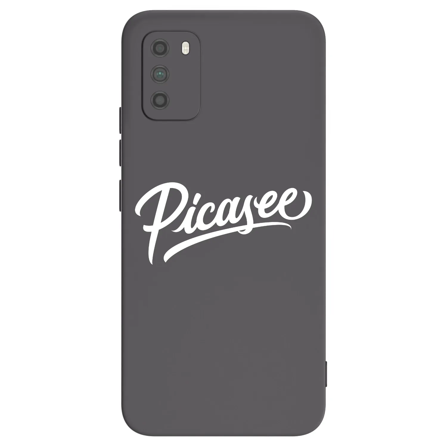 Picasee silikonski črni ovitek za Xiaomi Poco M3 - Picasee - old logo - white