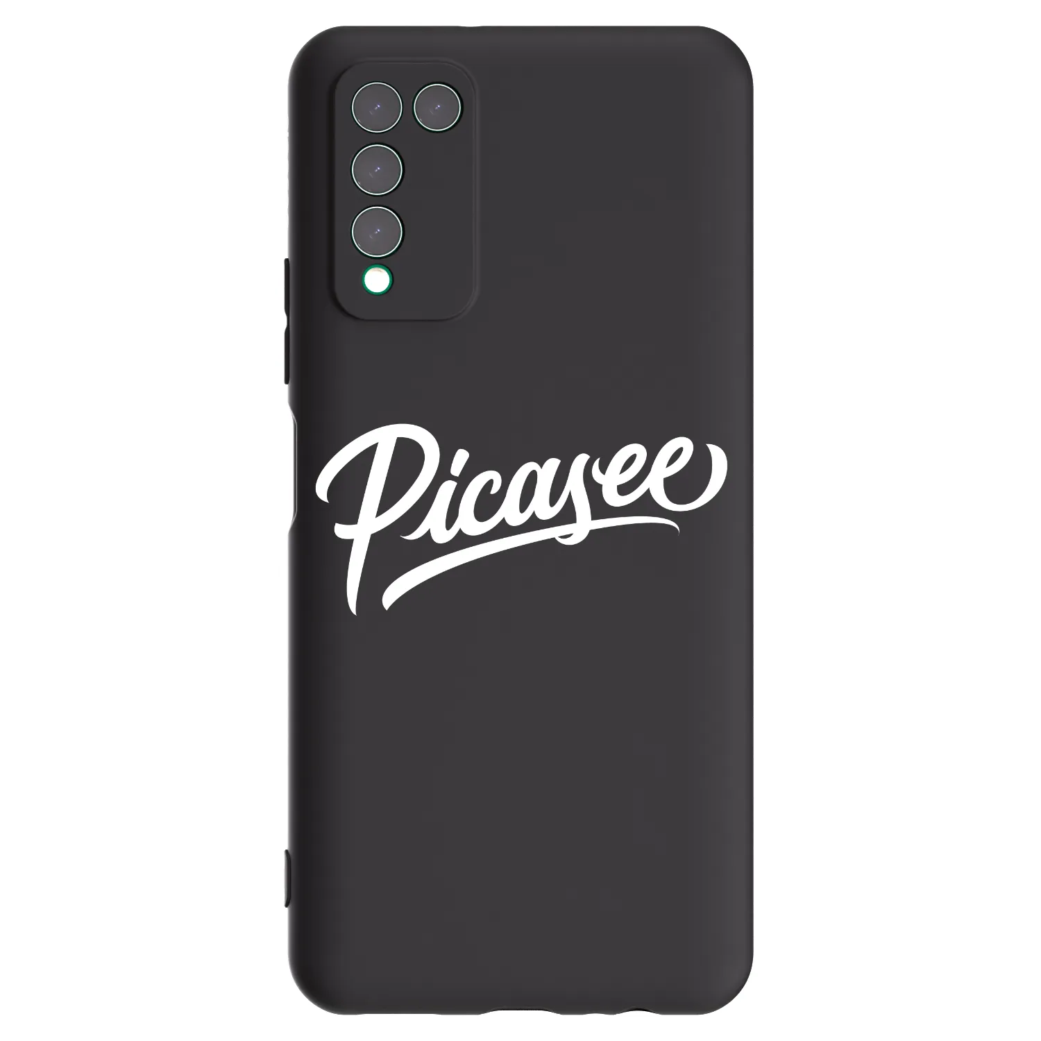 Picasee silikonski črni ovitek za Honor 10X Lite - Picasee - old logo - white