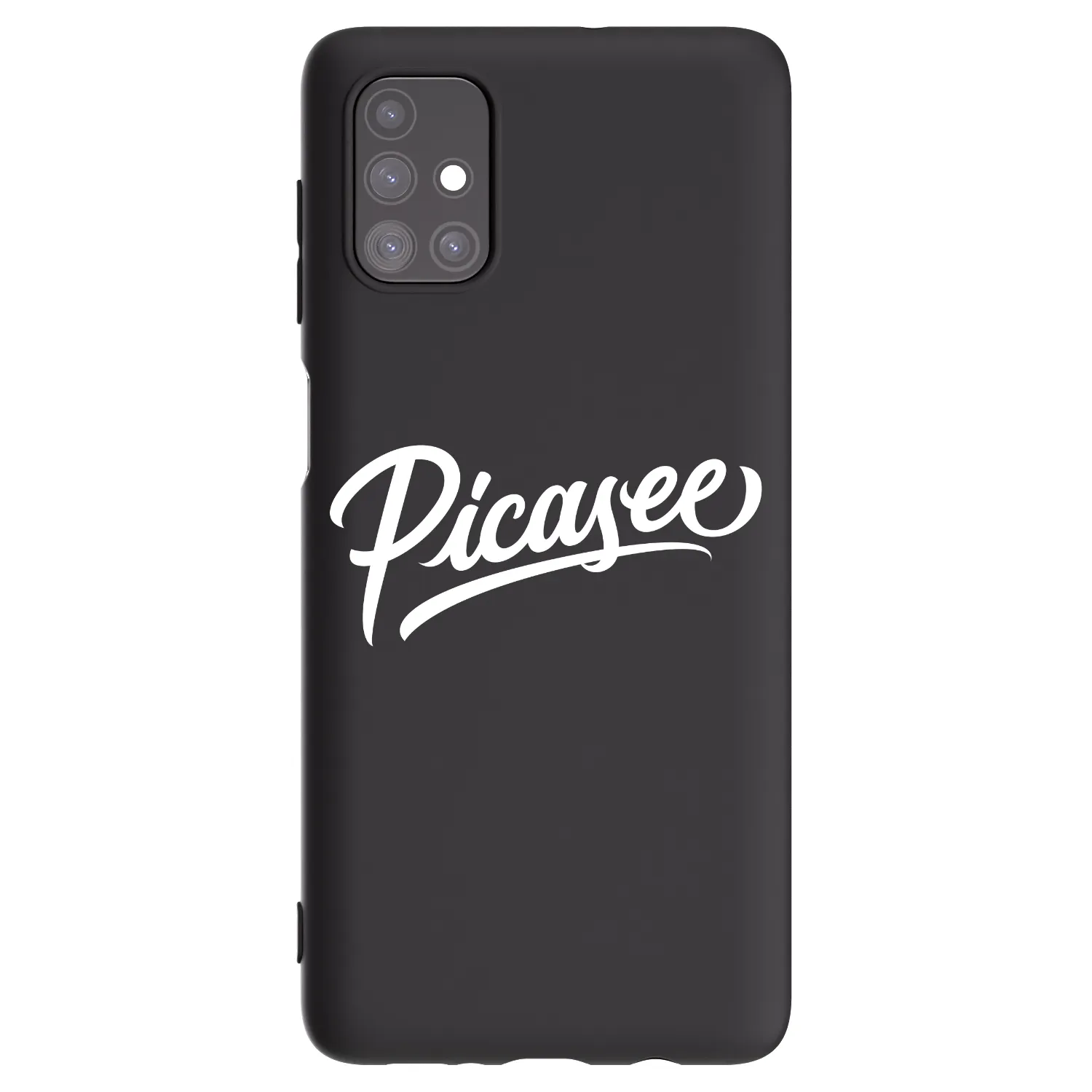 Picasee silikonski črni ovitek za Samsung Galaxy M51 M515F - Picasee - old logo - white