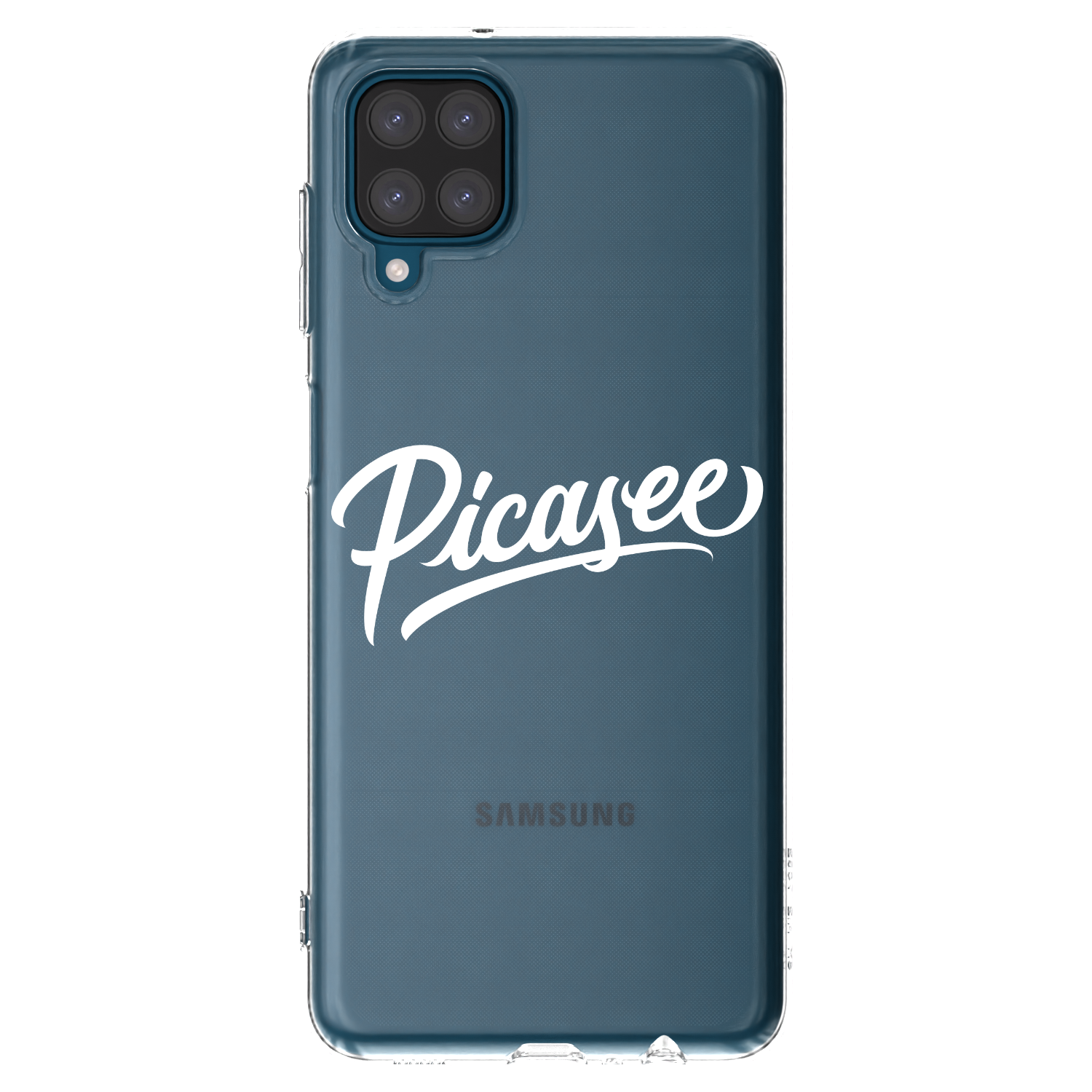 Picasee silikonski prozorni ovitek za Samsung Galaxy A12 A125F - Picasee - old logo - white