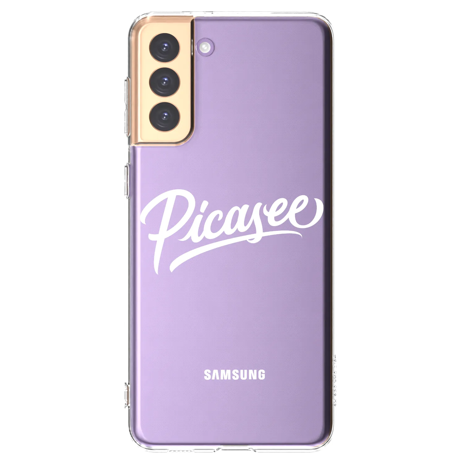 Picasee silikonski prozorni ovitek za Samsung Galaxy S21+ 5G G996F - Picasee - old logo - white