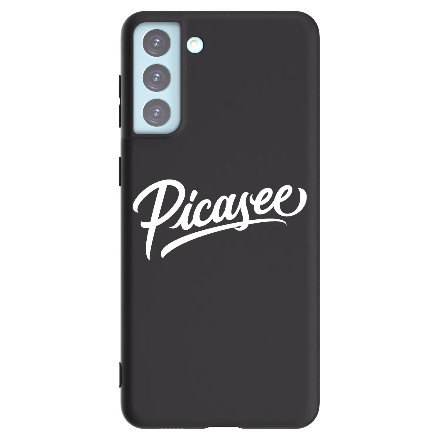 Picasee silikonski črni ovitek za Samsung Galaxy S21+ 5G G996F - Picasee - old logo - white