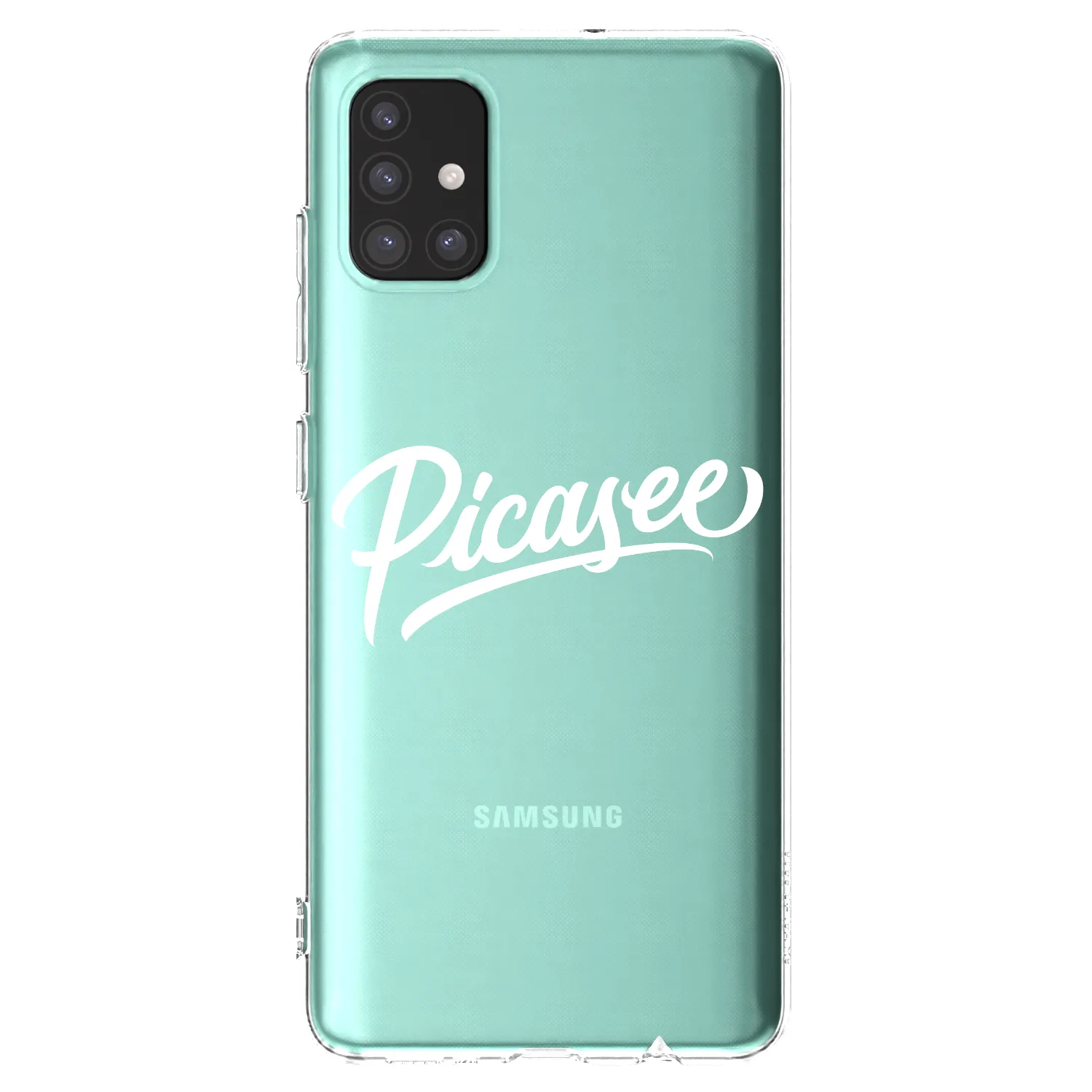 Picasee silikonski prozorni ovitek za Samsung Galaxy M31s - Picasee - old logo - white