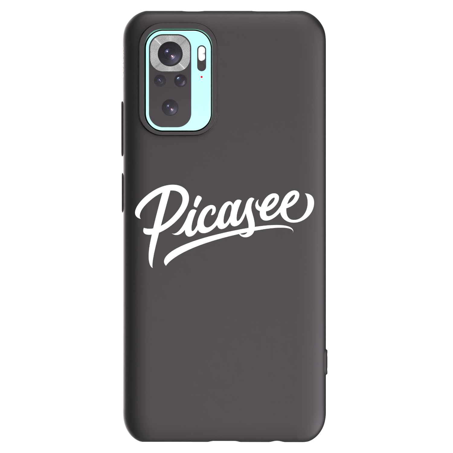 Picasee silikonski črni ovitek za Xiaomi Redmi Note 10 Pro - Picasee - old logo - white