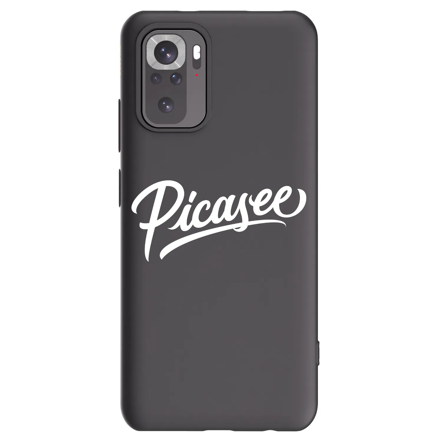 Picasee silikonski črni ovitek za Xiaomi Redmi Note 10S - Picasee - old logo - white