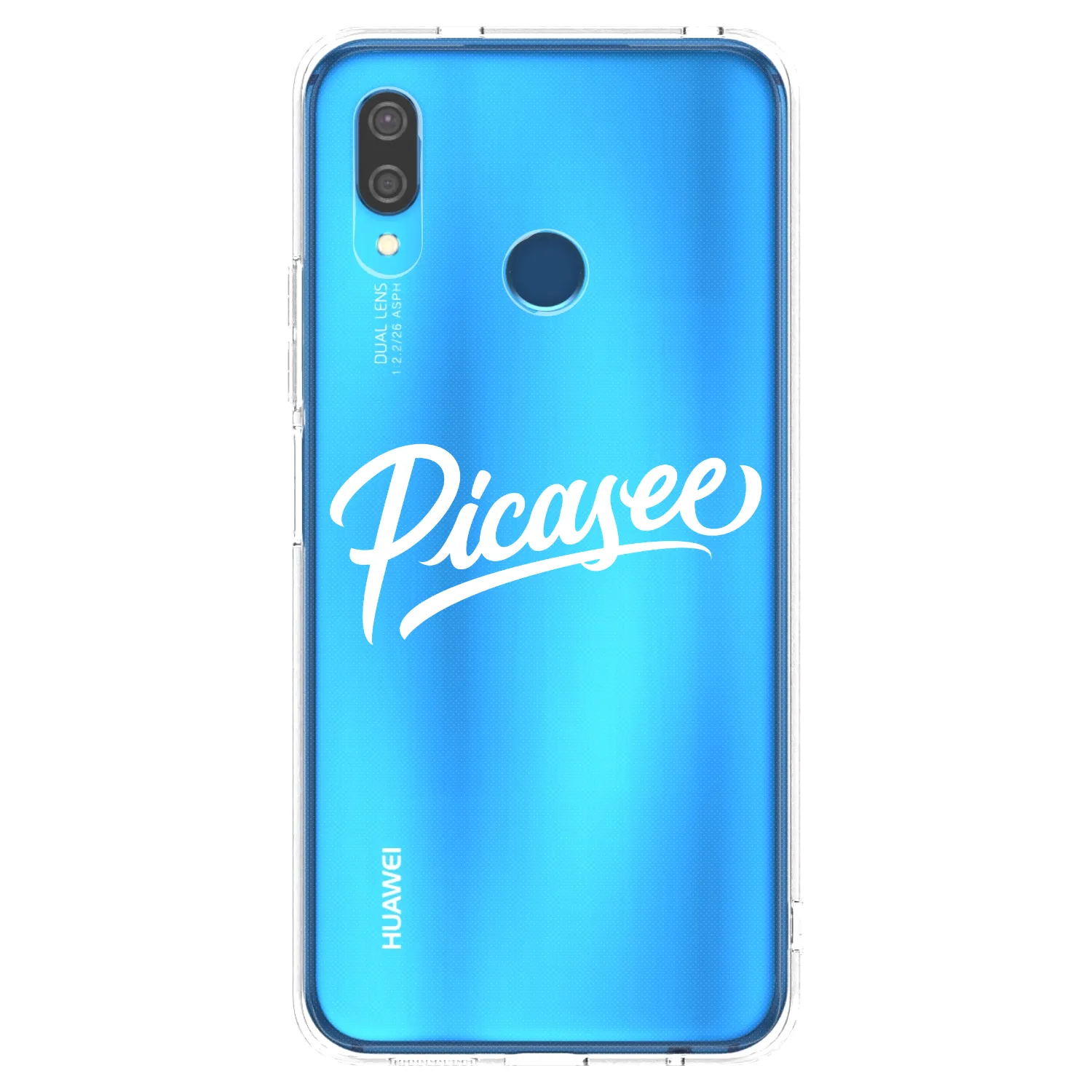Picasee silikonski prozorni ovitek za Huawei P20 Lite - Picasee - old logo - white