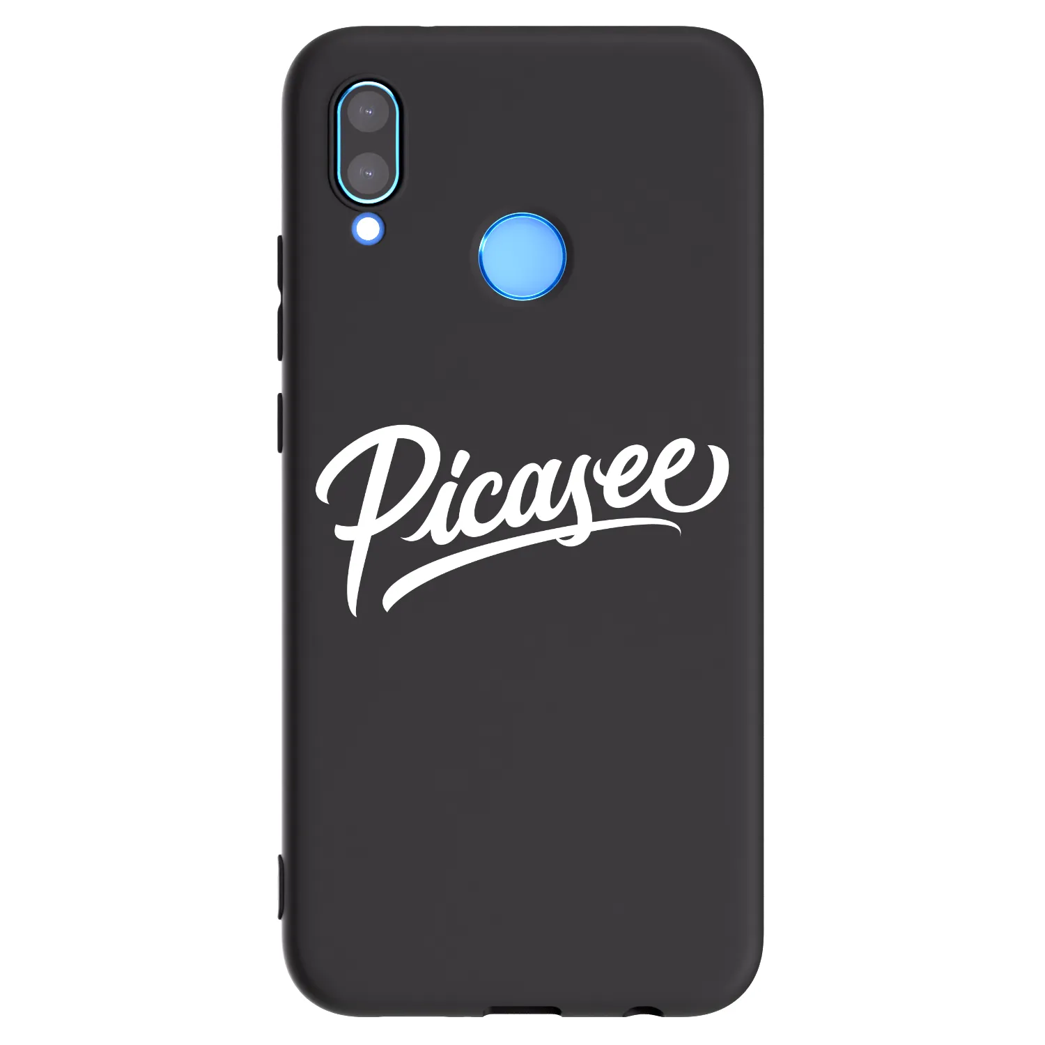 Picasee silikonski črni ovitek za Huawei P20 Lite - Picasee - old logo - white