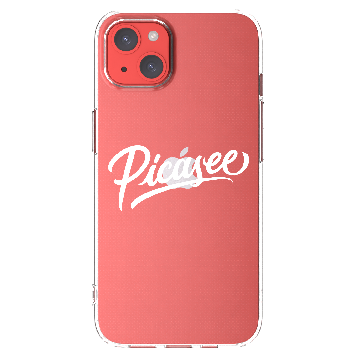 Picasee silikonski prozorni ovitek za Apple iPhone 13 - Picasee - old logo - white