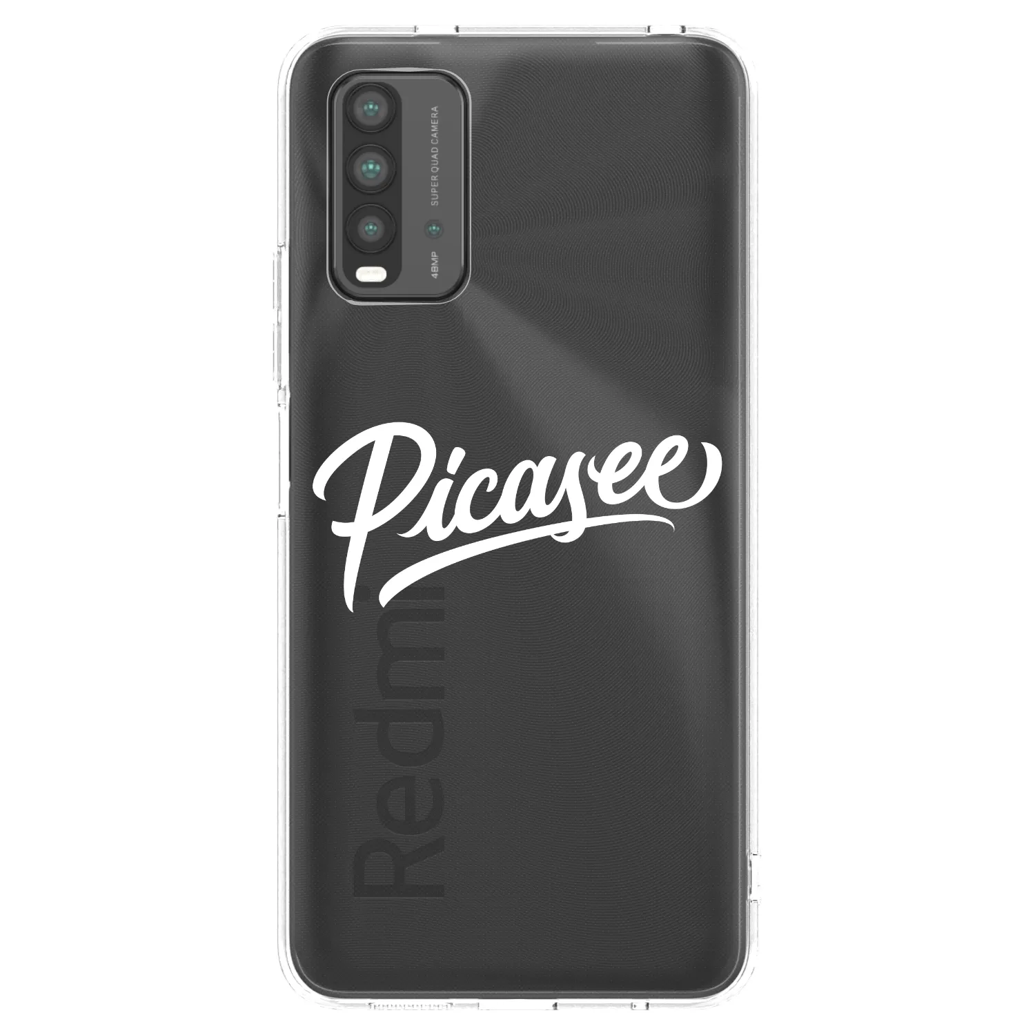 Picasee silikonski prozorni ovitek za Xiaomi Redmi 9T - Picasee - old logo - white