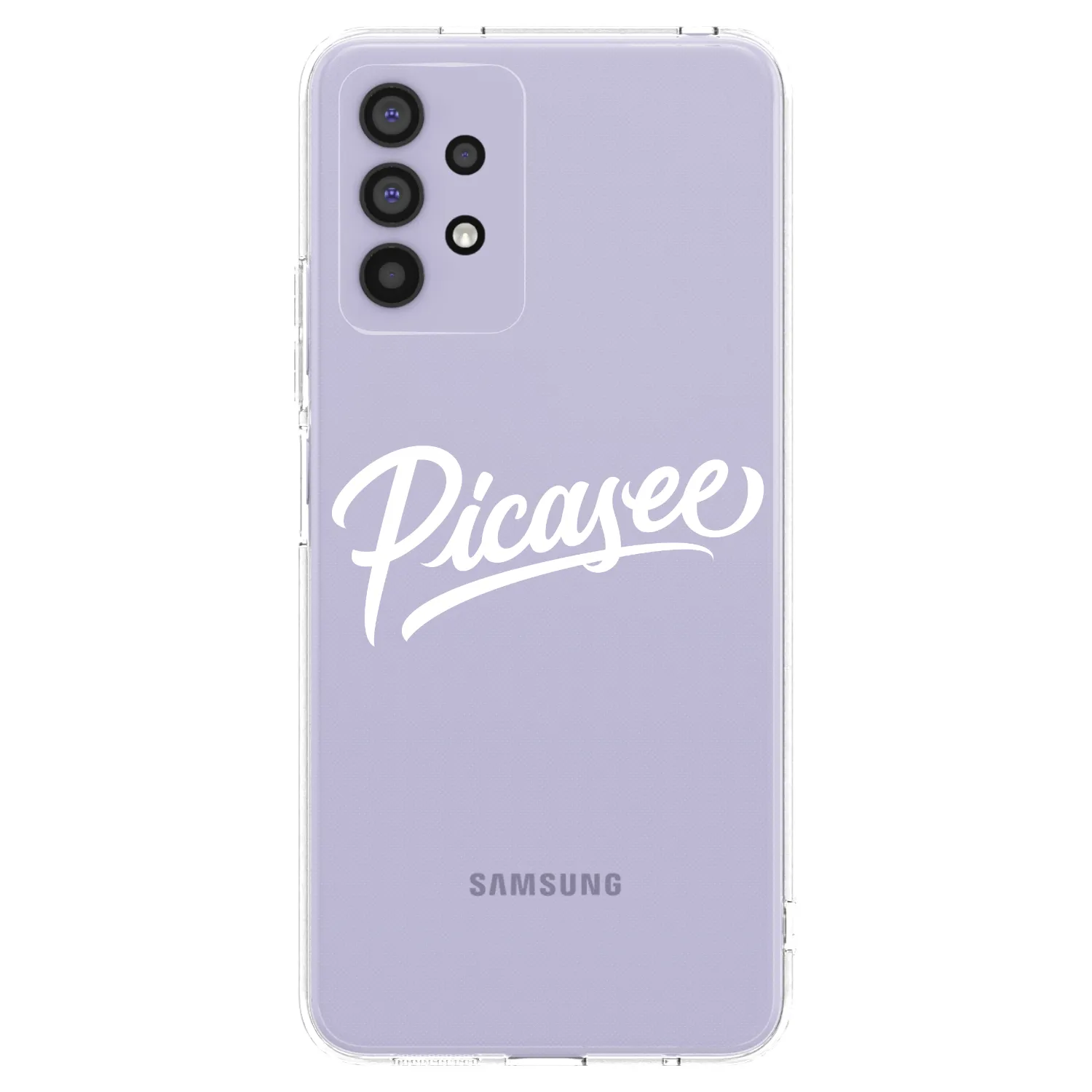 Picasee silikonski prozorni ovitek za Samsung Galaxy A32 4G SM-A325F - Picasee - old logo - white