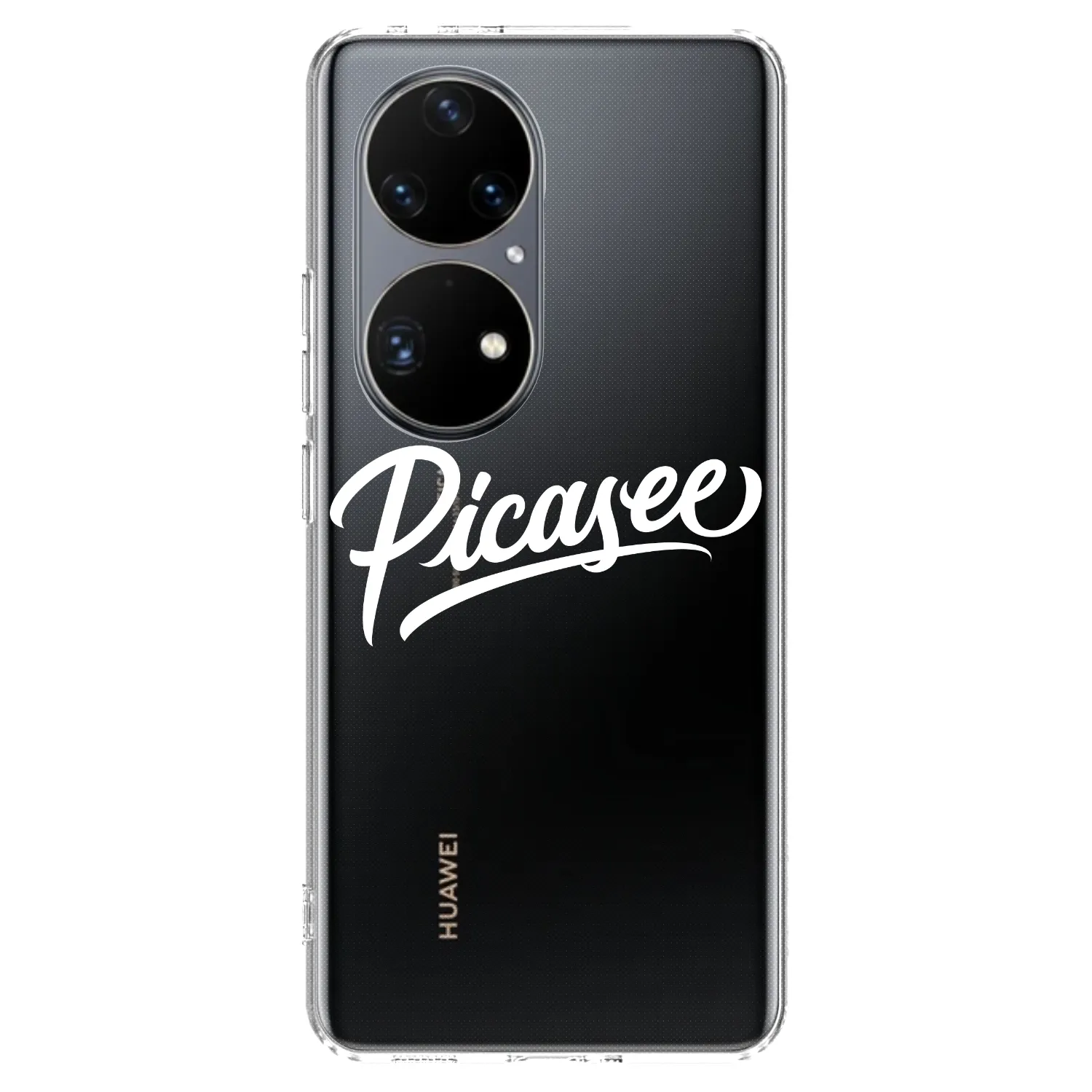 Picasee silikonski prozorni ovitek za Huawei P50 - Picasee - old logo - white