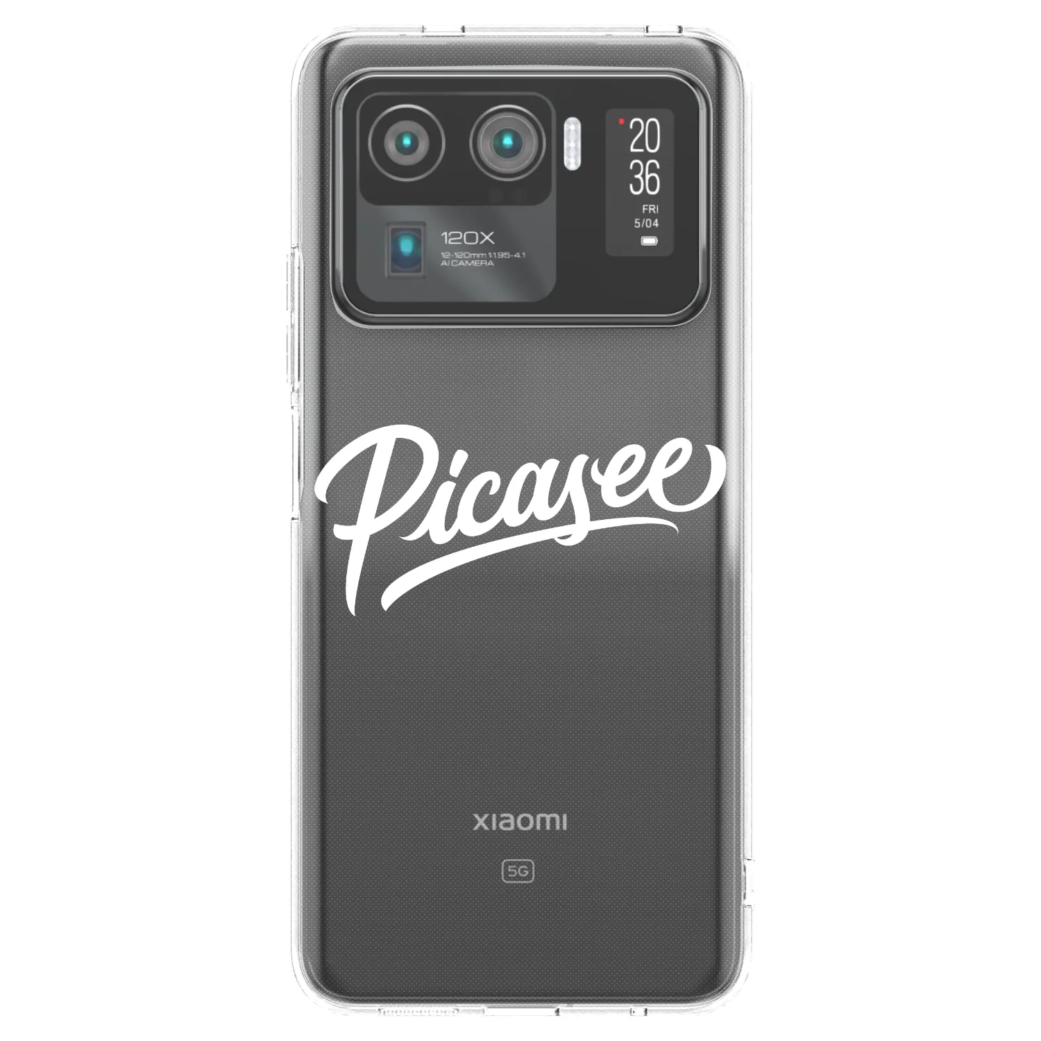 Picasee silikonski prozorni ovitek za Xiaomi Mi 11 Ultra - Picasee - old logo - white