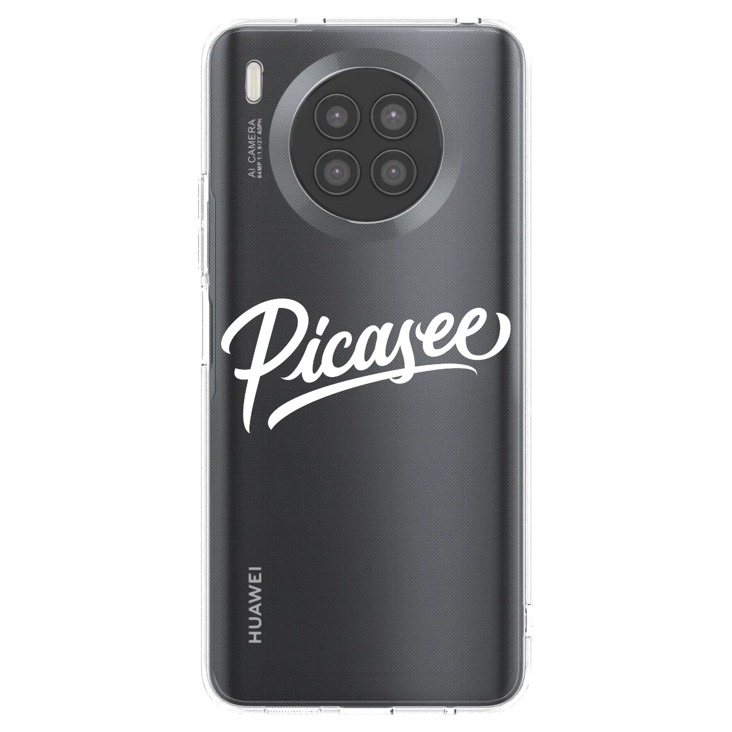 Picasee silikonski prozorni ovitek za Huawei Nova 8i - Picasee - old logo - white