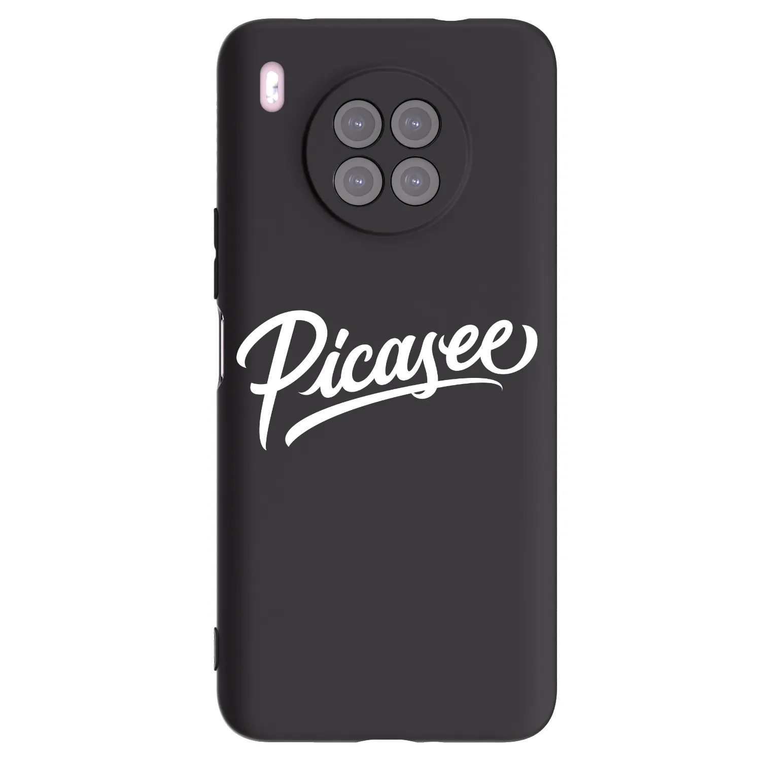 Picasee silikonski črni ovitek za Huawei Nova 8i - Picasee - old logo - white
