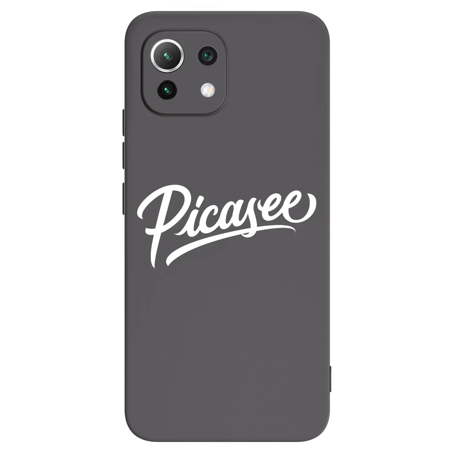 Picasee silikonski črni ovitek za Xiaomi 11 Lite 5G NE - Picasee - old logo - white
