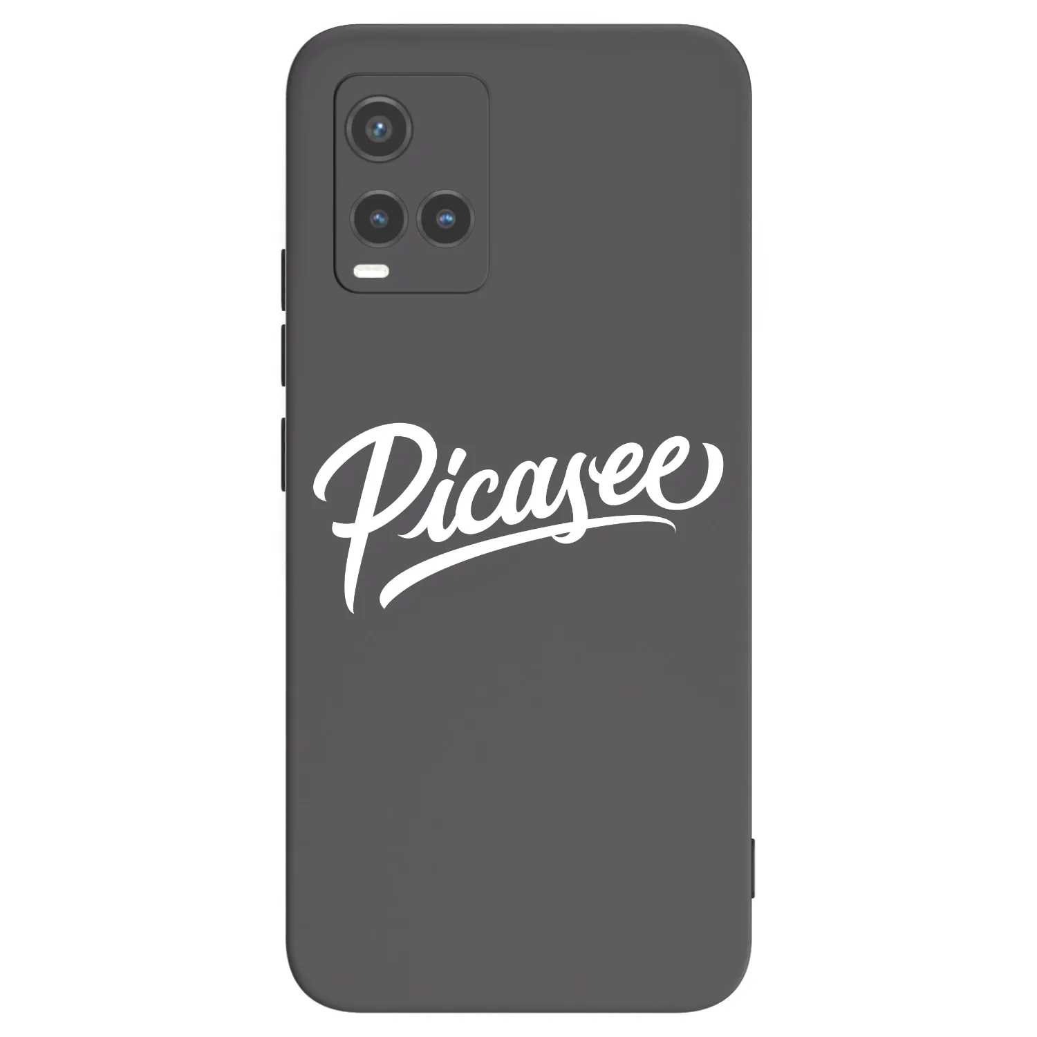 Picasee silikonski črni ovitek za Vivo Y33s - Picasee - old logo - white