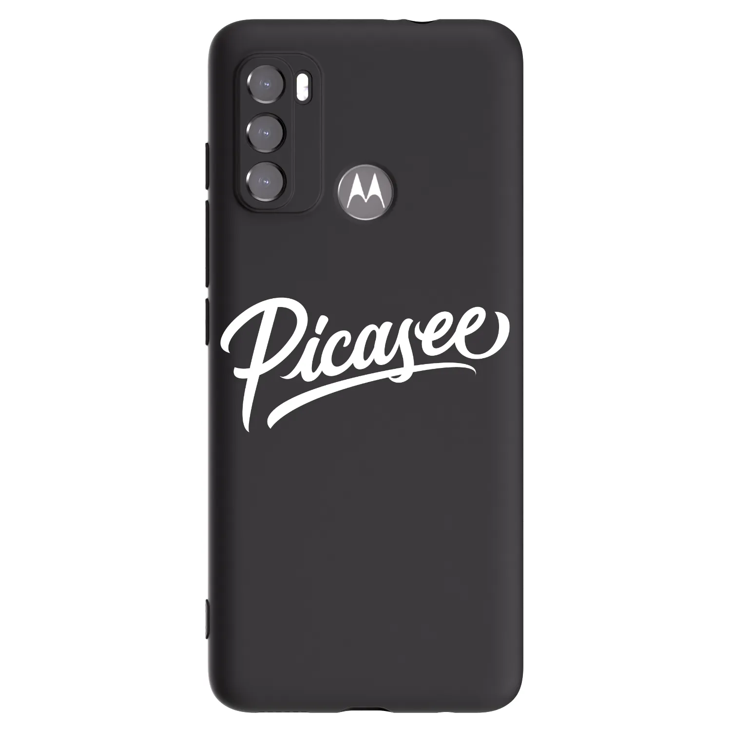 Picasee silikonski črni ovitek za Motorola Moto G60 - Picasee - old logo - white