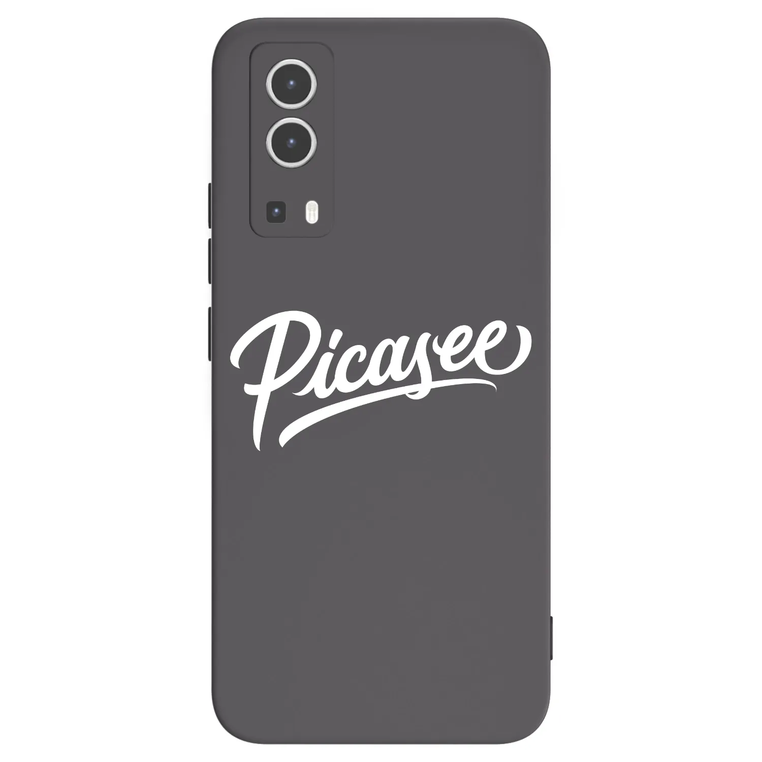 Picasee silikonski črni ovitek za Vivo Y72 5G - Picasee - old logo - white