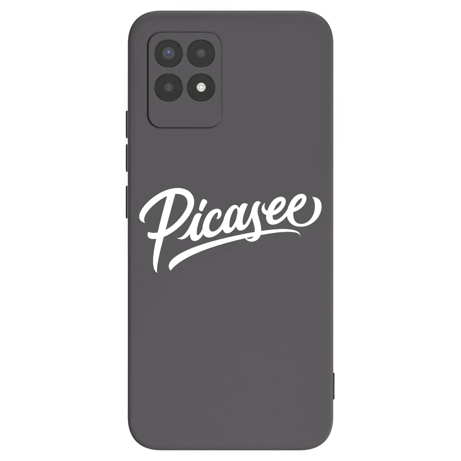 Picasee silikonski črni ovitek za Realme 8i - Picasee - old logo - white