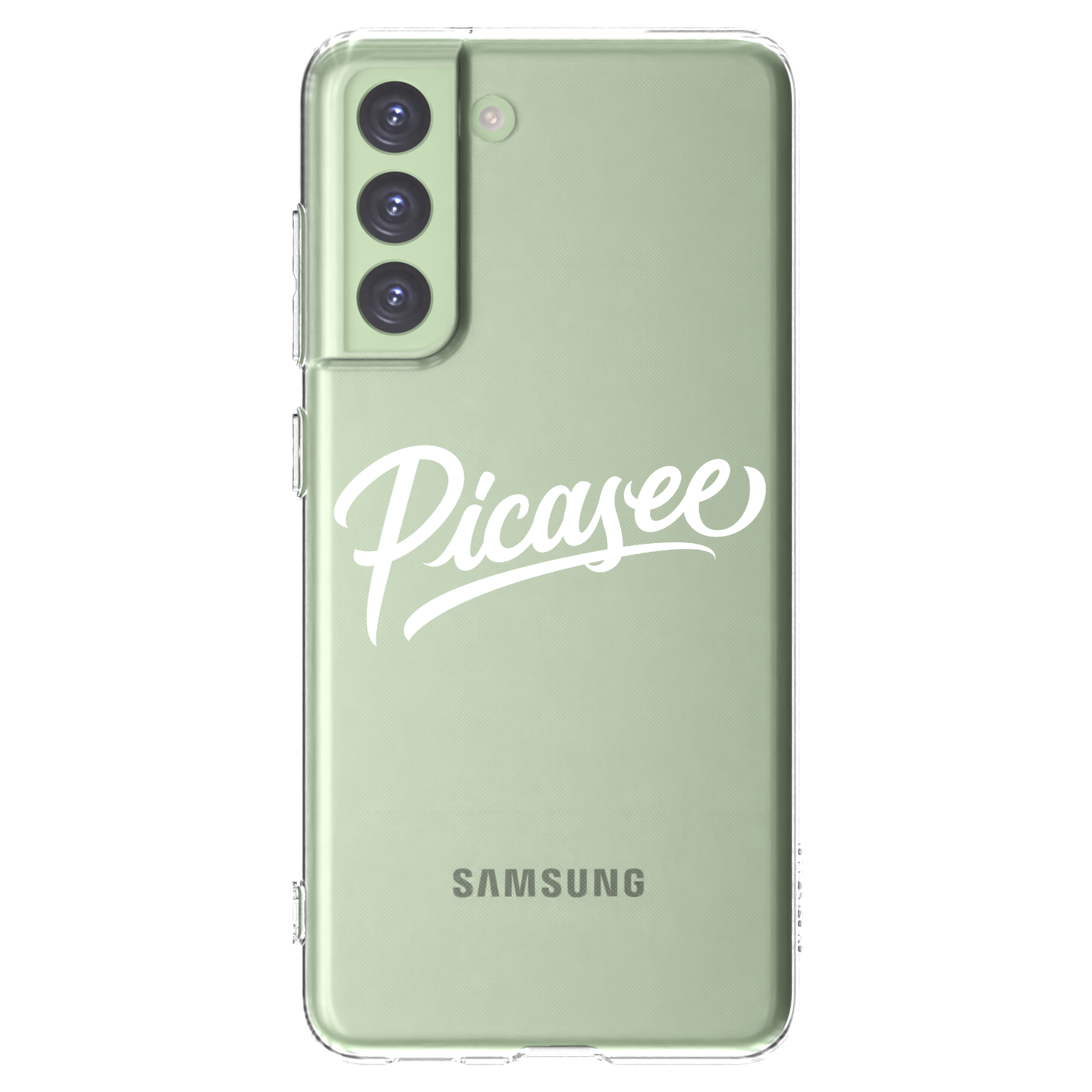 Picasee silikonski prozorni ovitek za Samsung Galaxy S21 FE 5G - Picasee - old logo - white