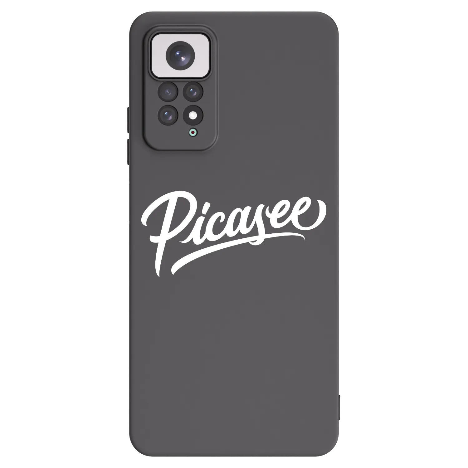 Picasee silikonski črni ovitek za Xiaomi Redmi Note 11 - Picasee - old logo - white