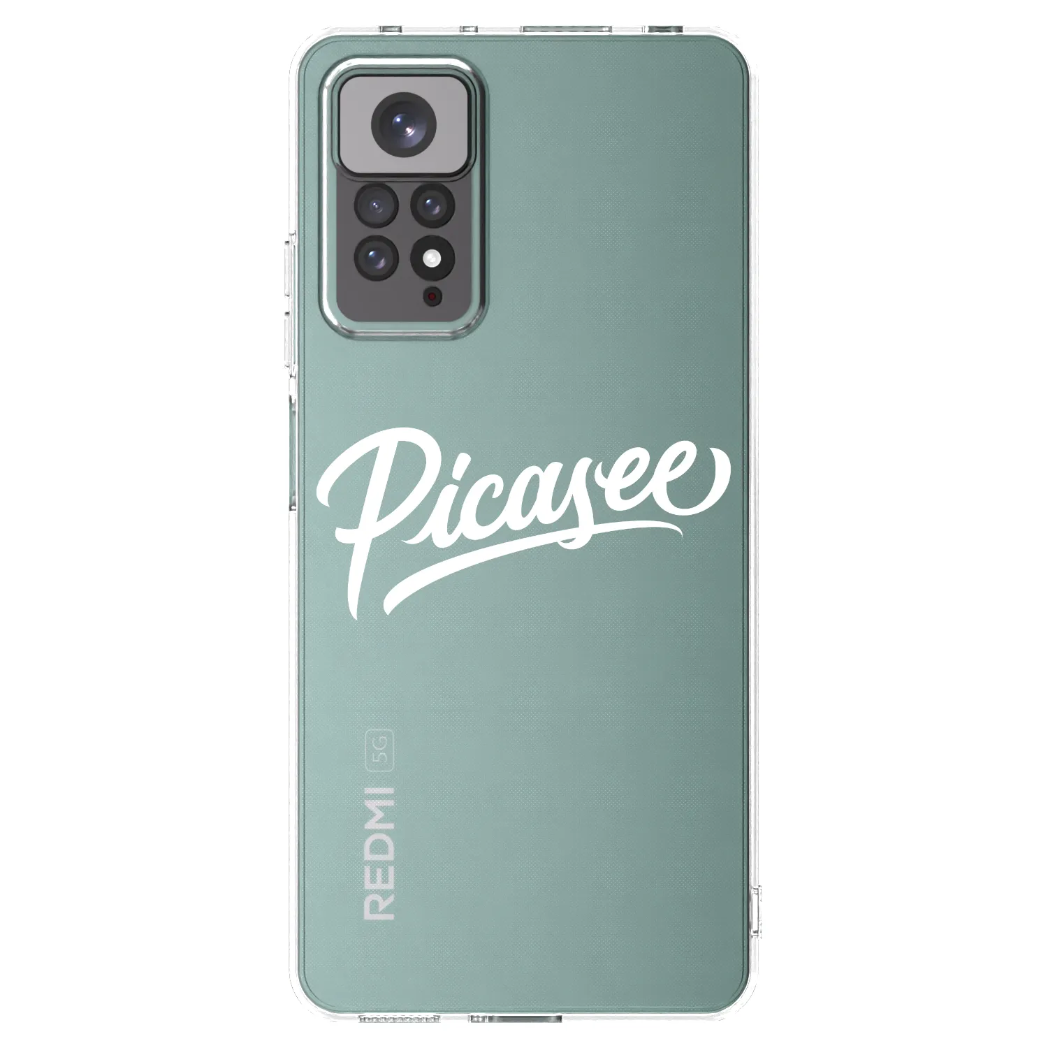 Picasee silikonski prozorni ovitek za Xiaomi Redmi Note 11S 4G - Picasee - old logo - white