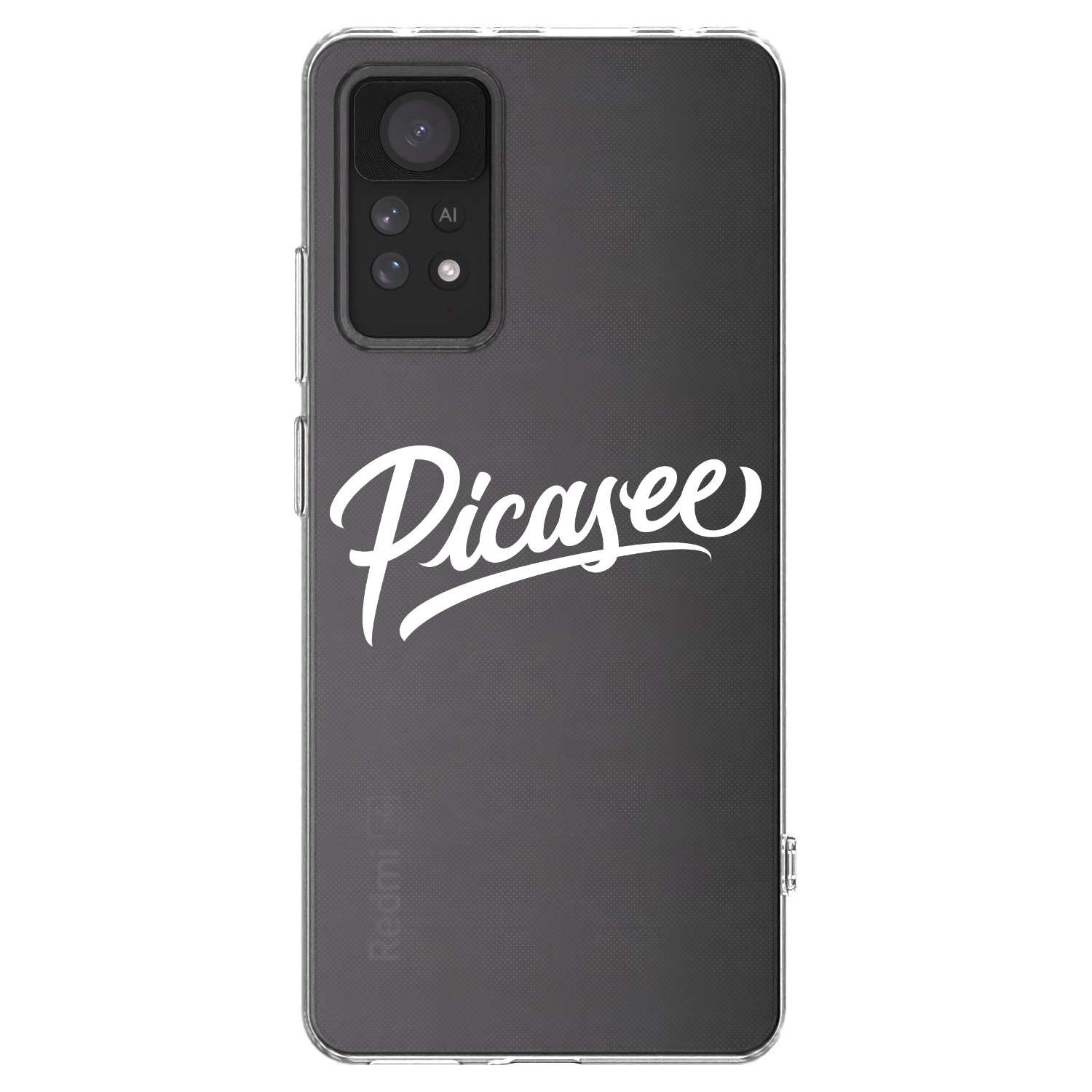 Picasee silikonski prozorni ovitek za Xiaomi Redmi Note 11 Pro 5G - Picasee - old logo - white