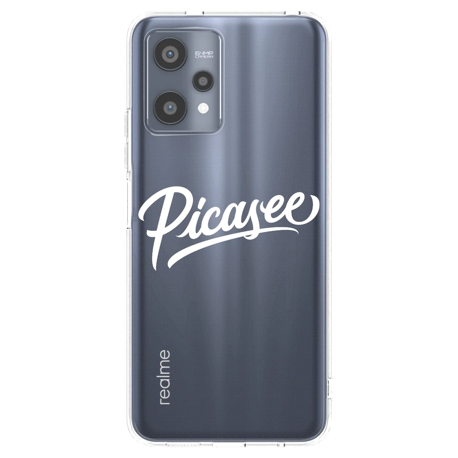 Picasee silikonski prozorni ovitek za Realme 9 Pro 5G - Picasee - old logo - white