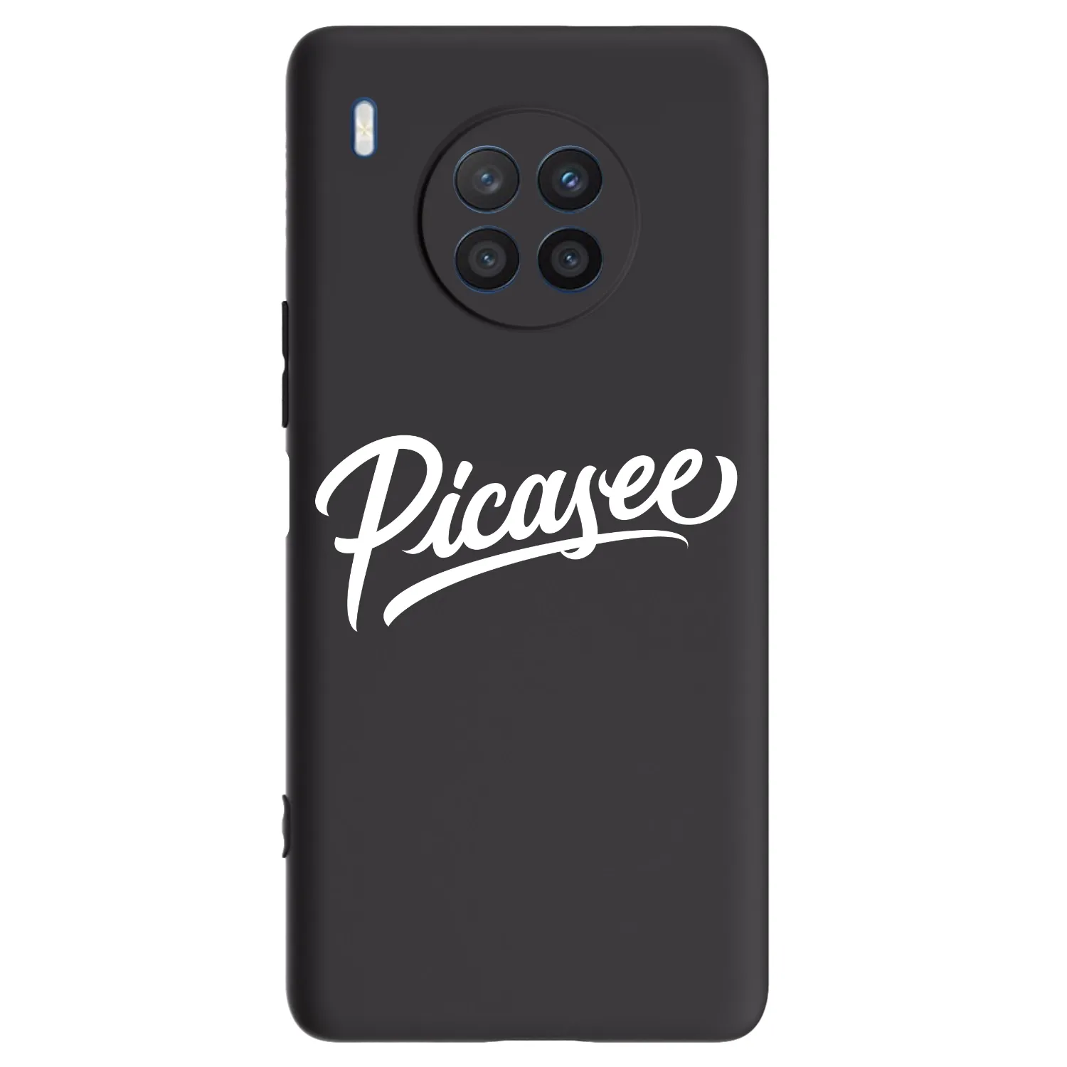 Picasee silikonski črni ovitek za Honor 50 Lite - Picasee - old logo - white