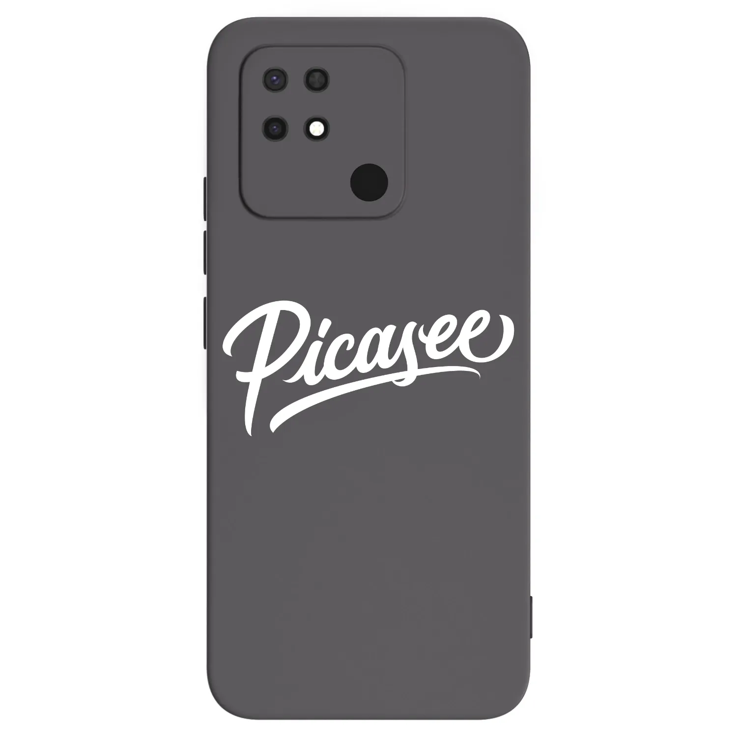 Picasee silikonski črni ovitek za Xiaomi Redmi 10C - Picasee - old logo - white