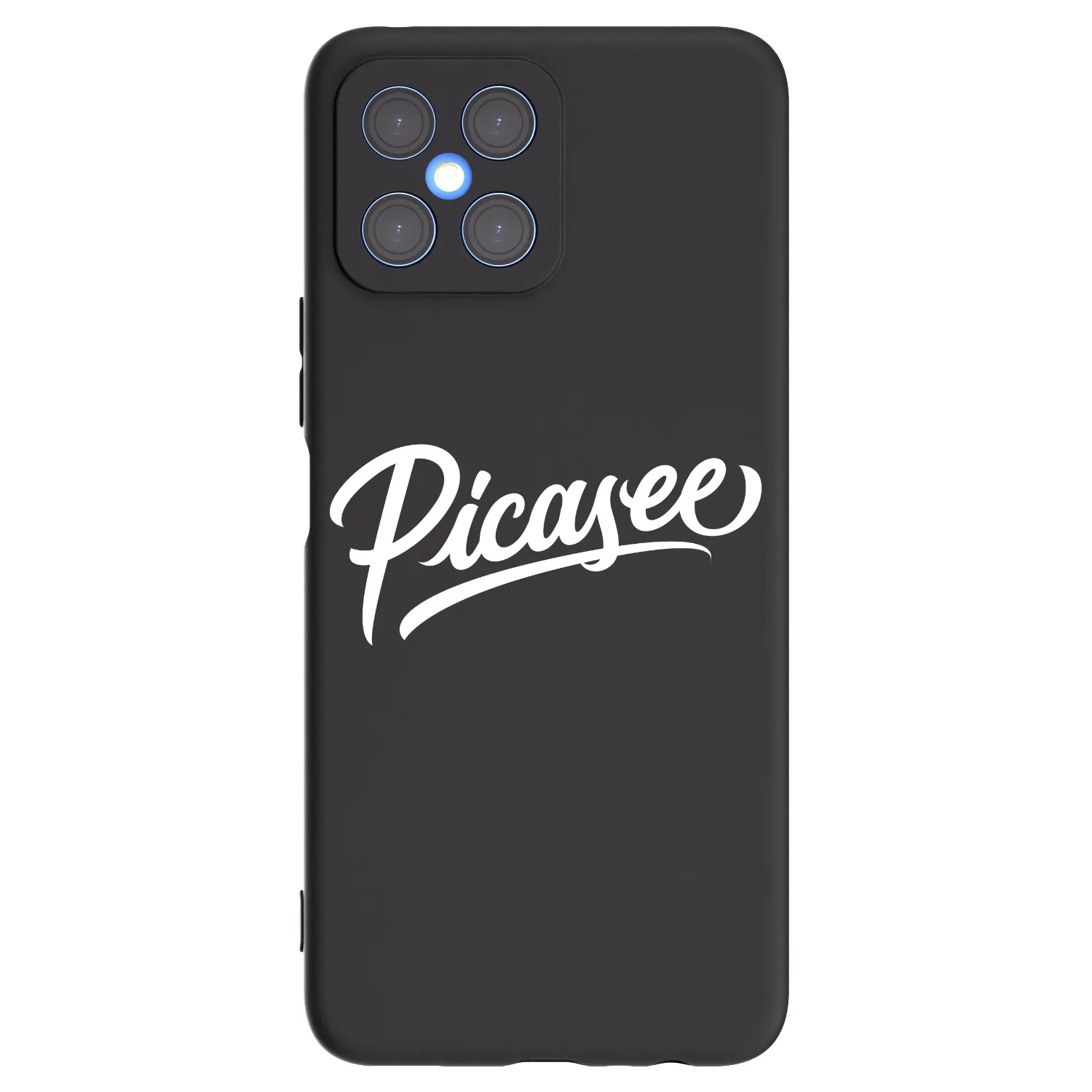 Picasee silikonski črni ovitek za Honor X8 4G - Picasee - old logo - white