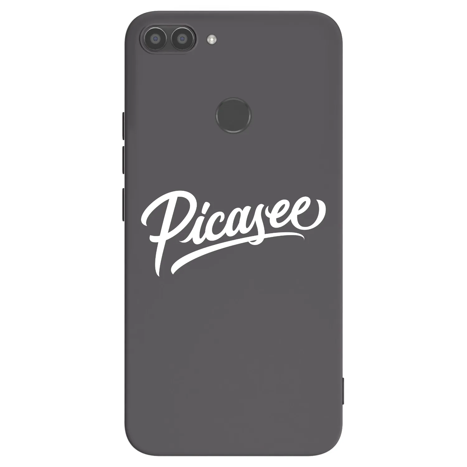 Picasee silikonski črni ovitek za Huawei P Smart - Picasee - old logo - white