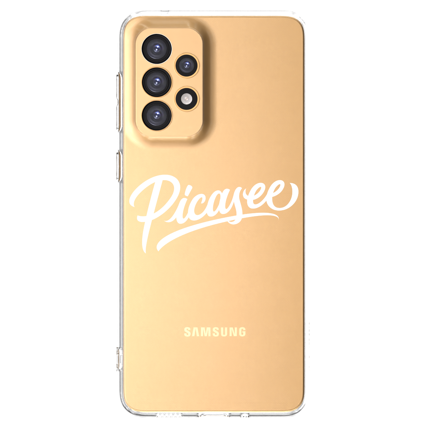 Picasee silikonski prozorni ovitek za Samsung Galaxy A33 5G A336 - Picasee - old logo - white