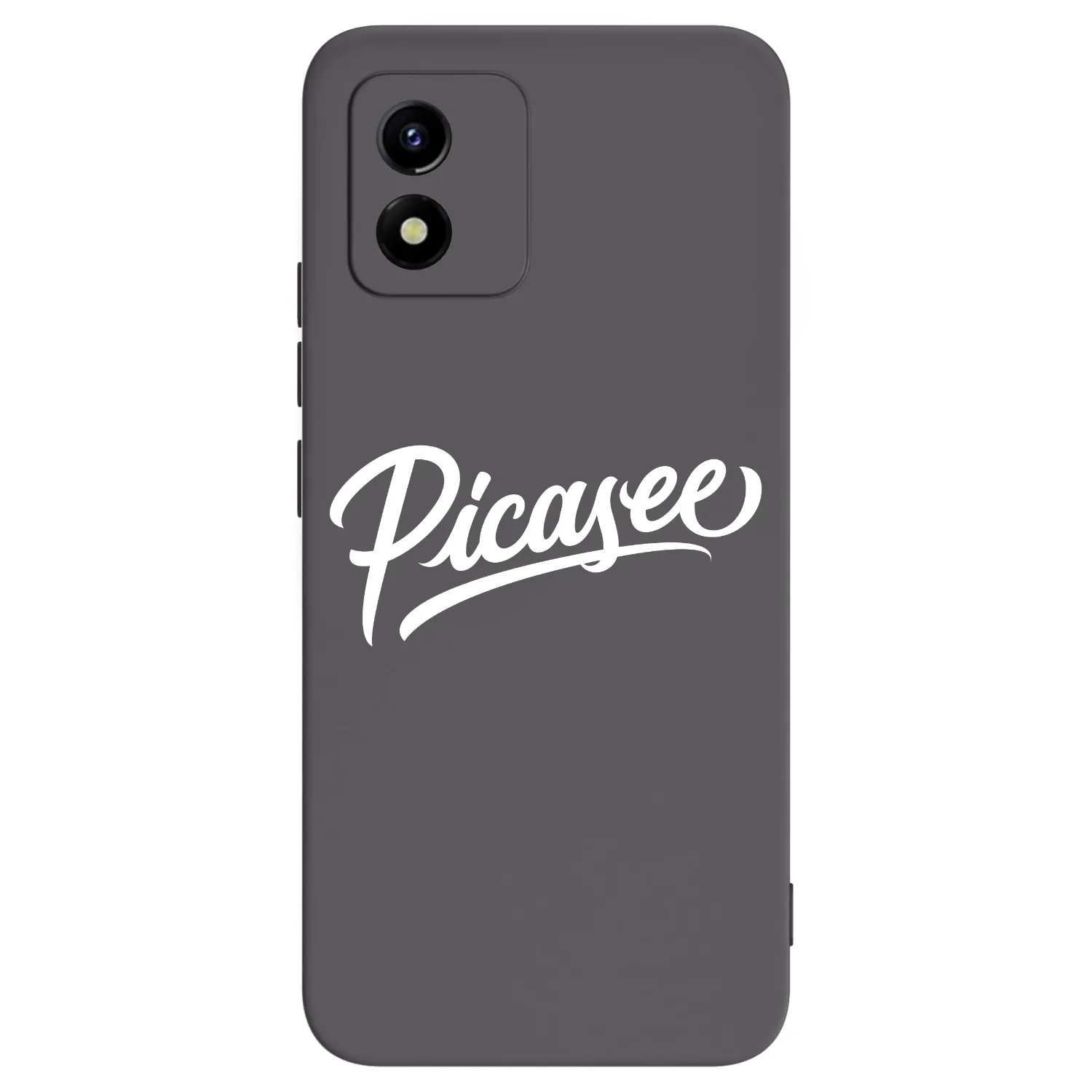 Picasee silikonski črni ovitek za Vivo Y01 - Picasee - old logo - white