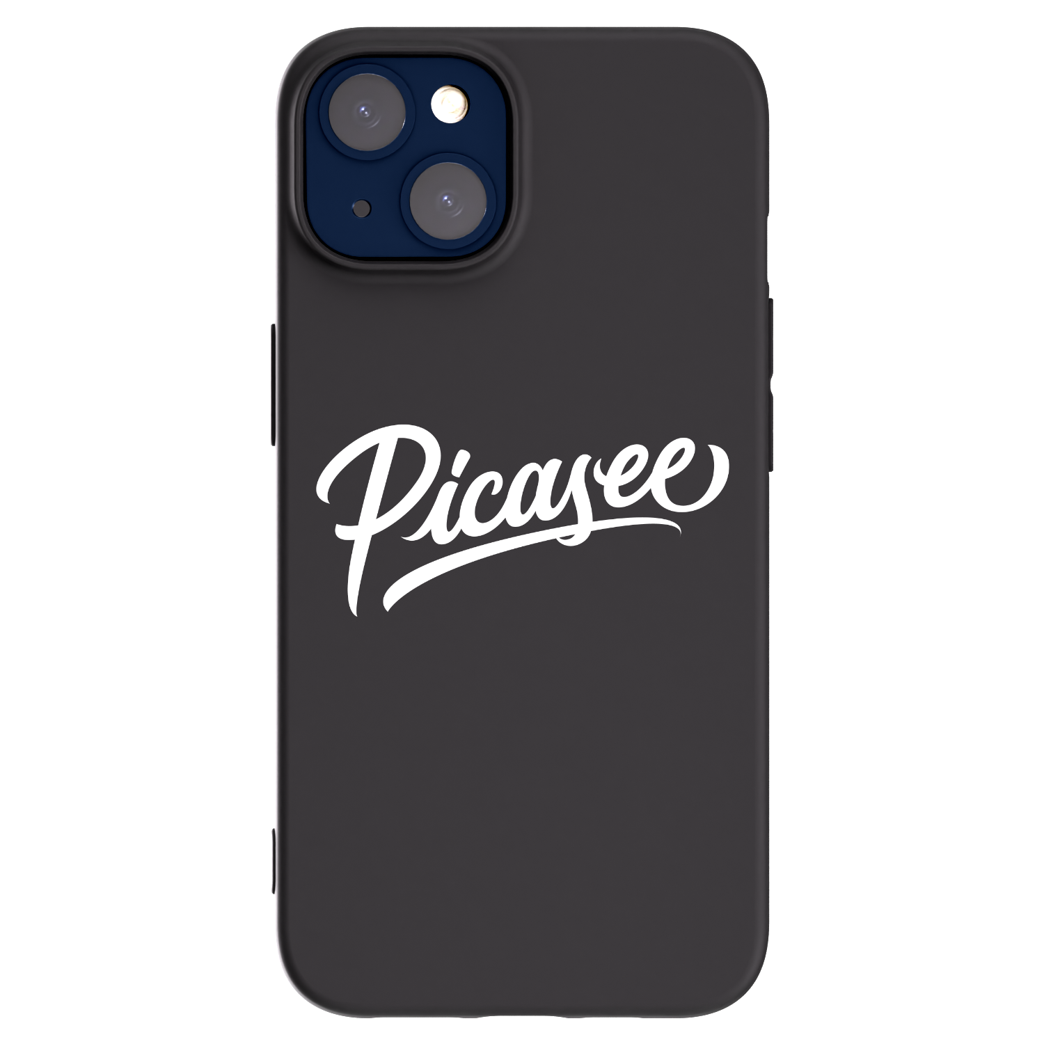 Picasee silikonski črni ovitek za Apple iPhone 14 - Picasee - old logo - white