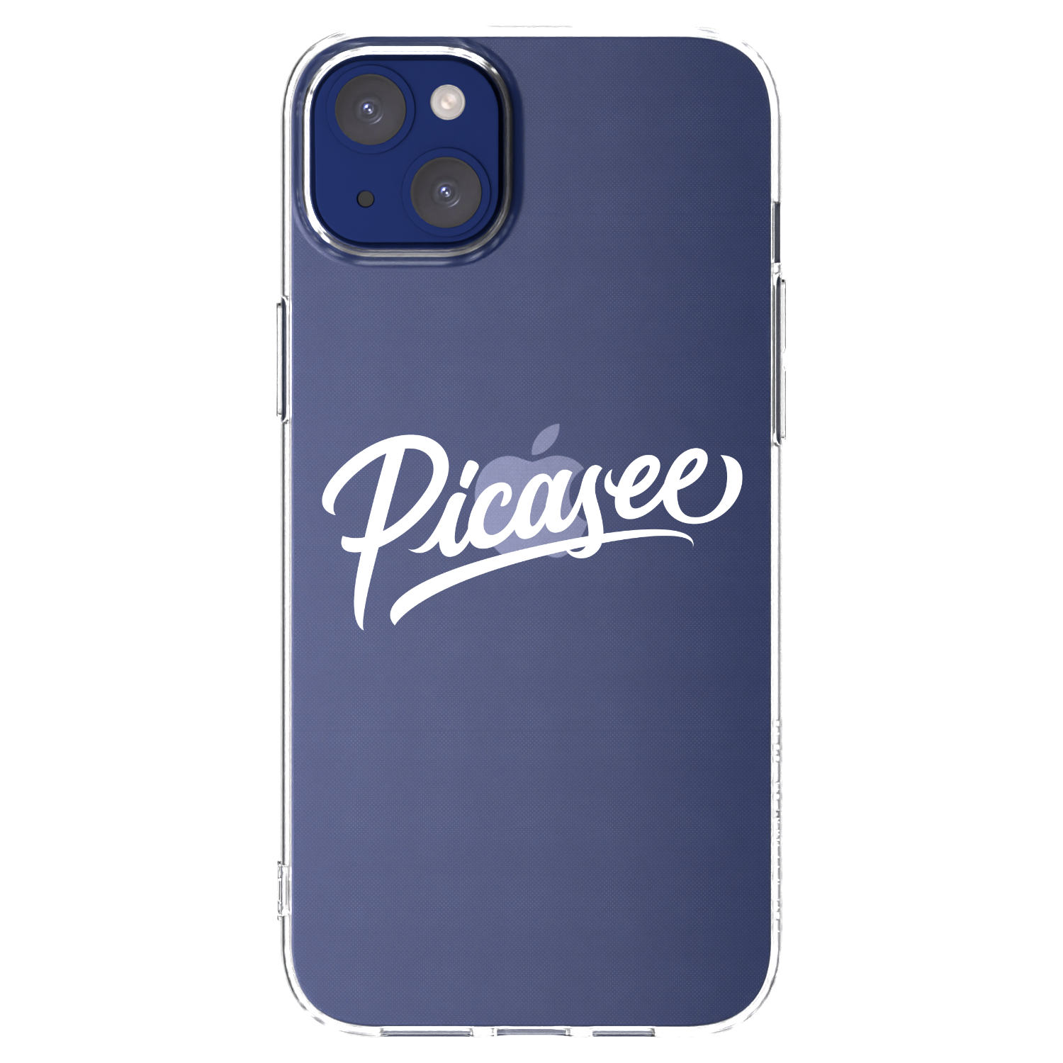 Picasee silikonski prozorni ovitek za Apple iPhone 14 Plus - Picasee - old logo - white