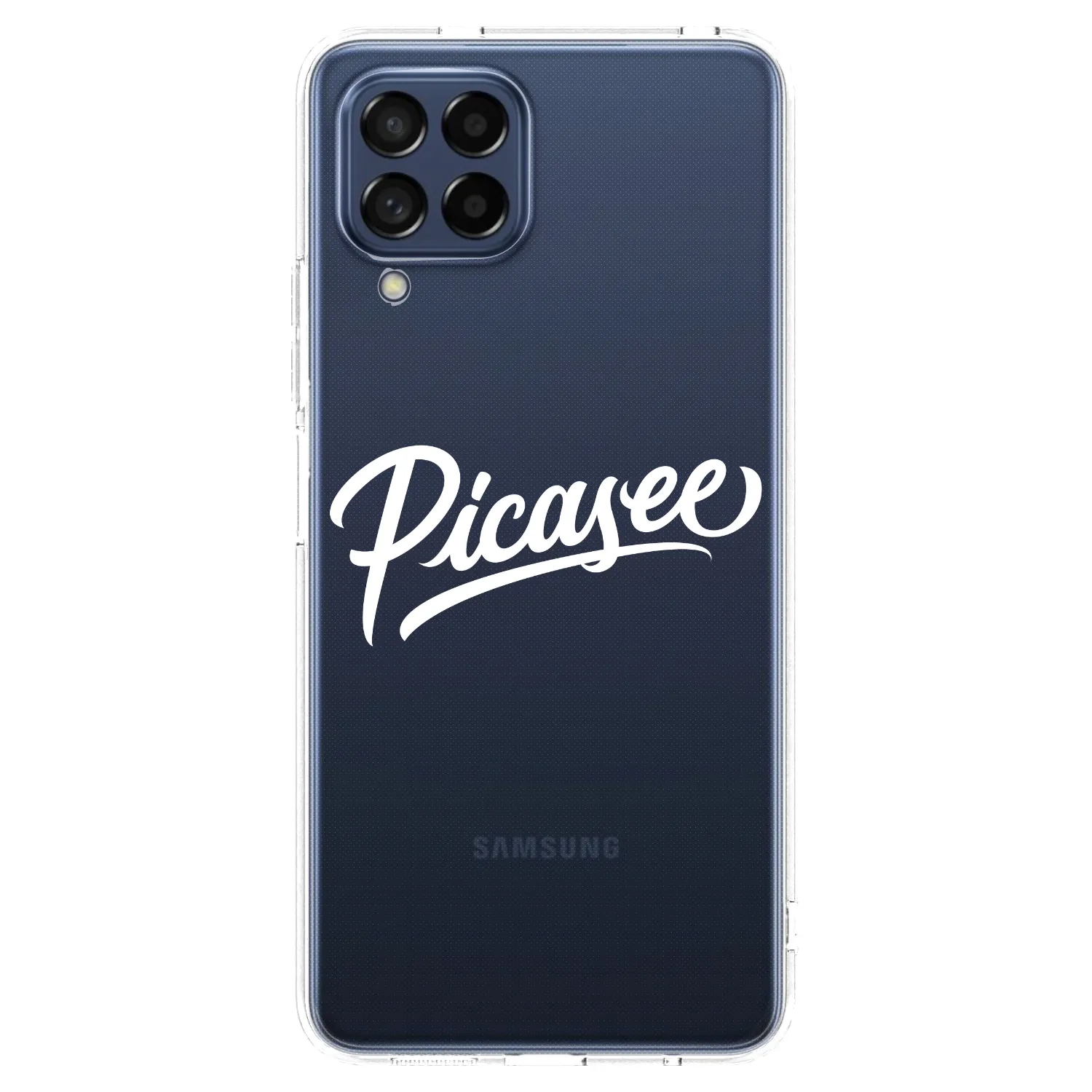 Picasee silikonski prozorni ovitek za Samsung Galaxy M53 5G - Picasee - old logo - white