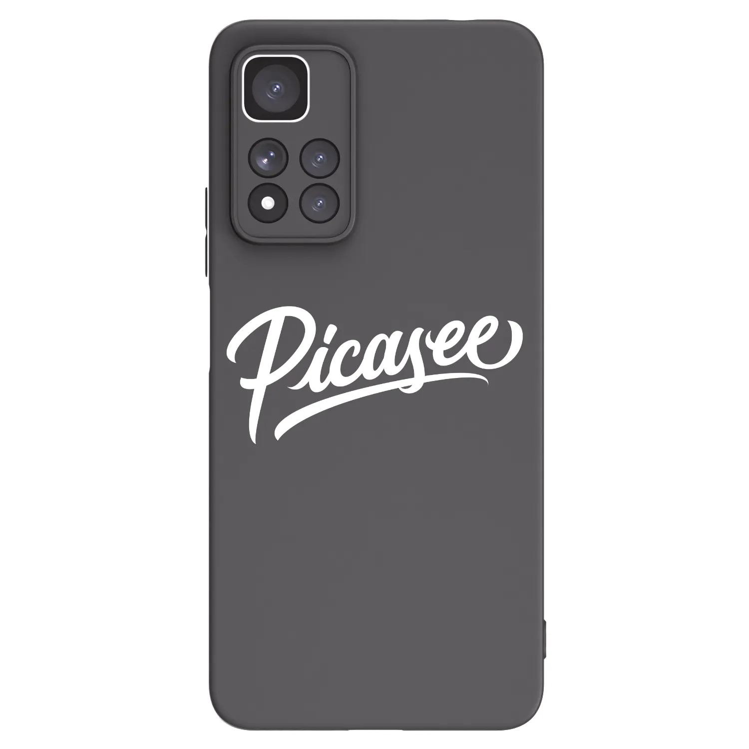 Picasee silikonski črni ovitek za Xiaomi Redmi Note 11 Pro+ 5G - Picasee - old logo - white