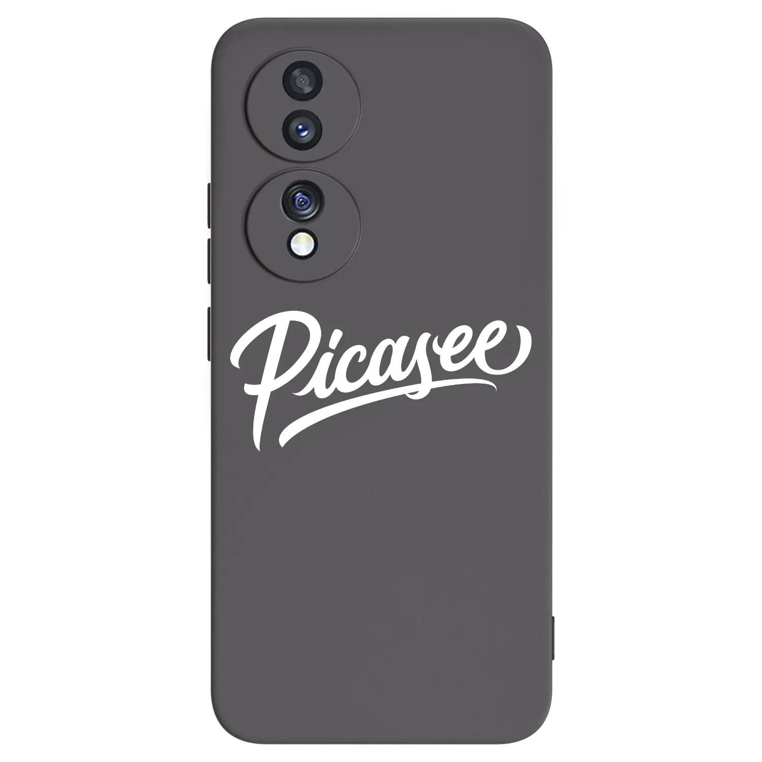 Picasee silikonski črni ovitek za Honor 70 - Picasee - old logo - white