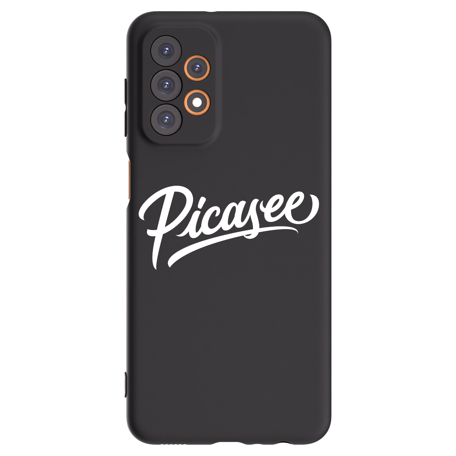 Picasee silikonski črni ovitek za Samsung Galaxy A23 A236B 5G - Picasee - old logo - white