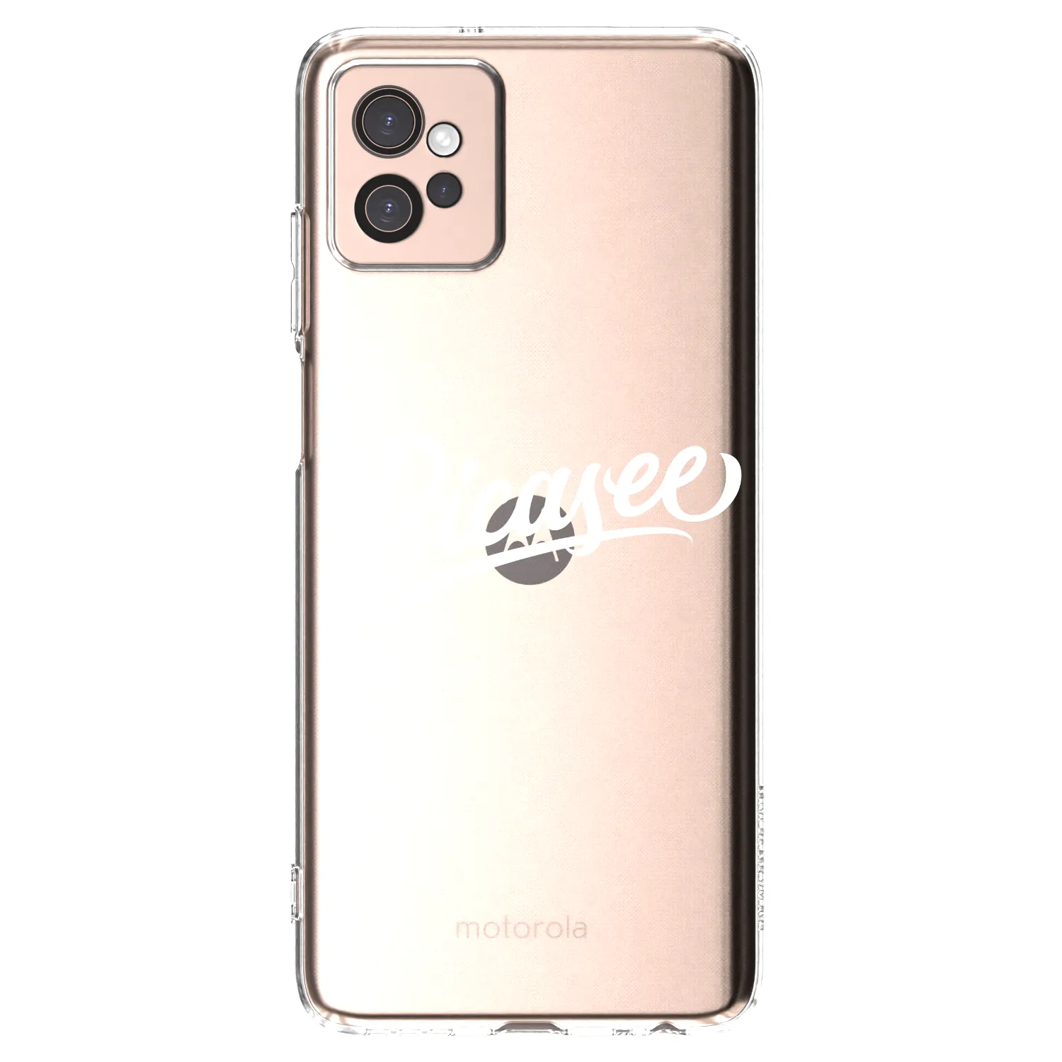 Picasee silikonski prozorni ovitek za Motorola Moto G32 - Picasee - old logo - white