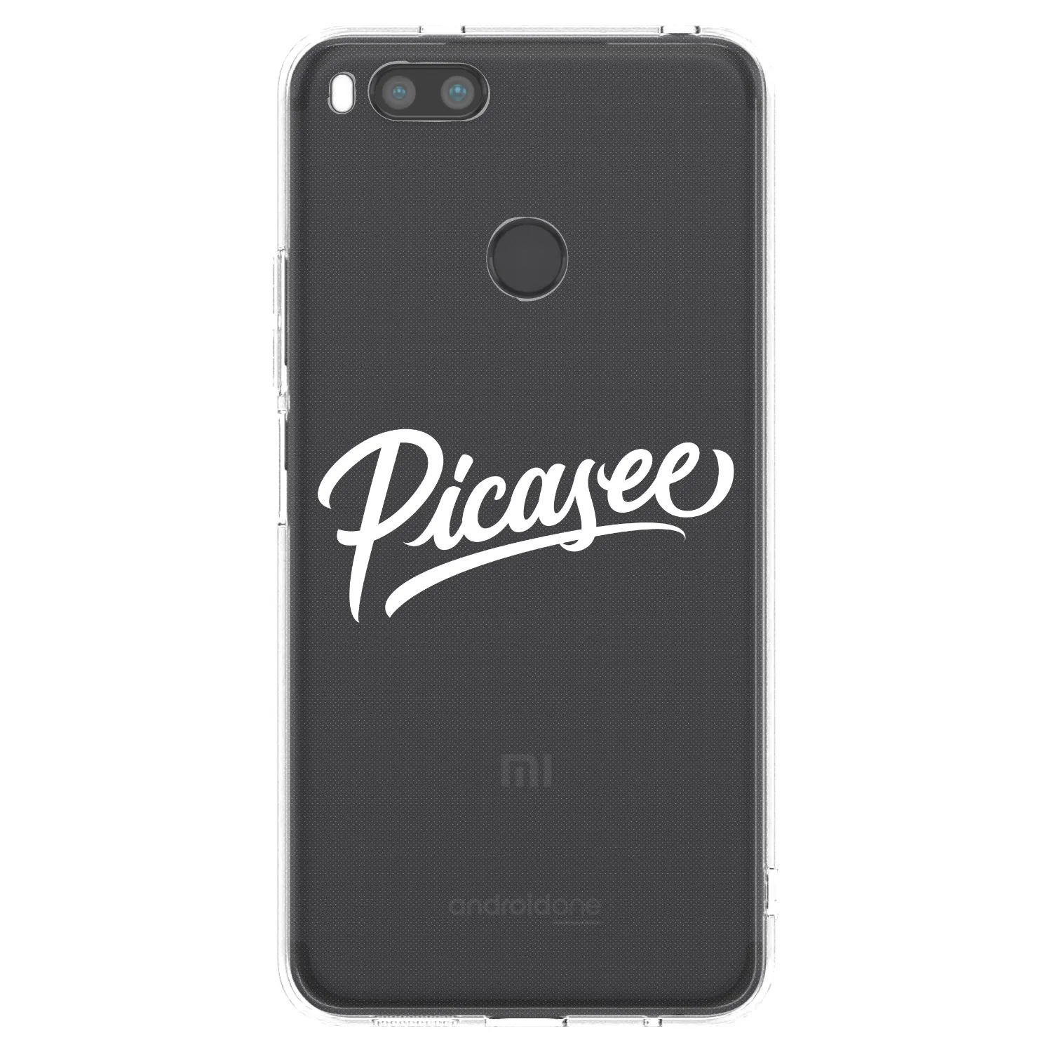 Picasee silikonski prozorni ovitek za Xiaomi Redmi A1 - Picasee - old logo - white