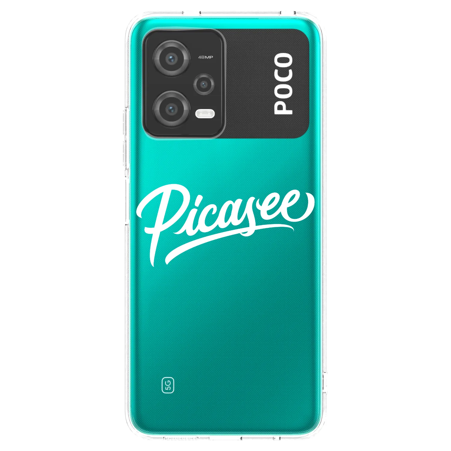 Picasee silikonski prozorni ovitek za Xiaomi Poco X5 - Picasee - old logo - white