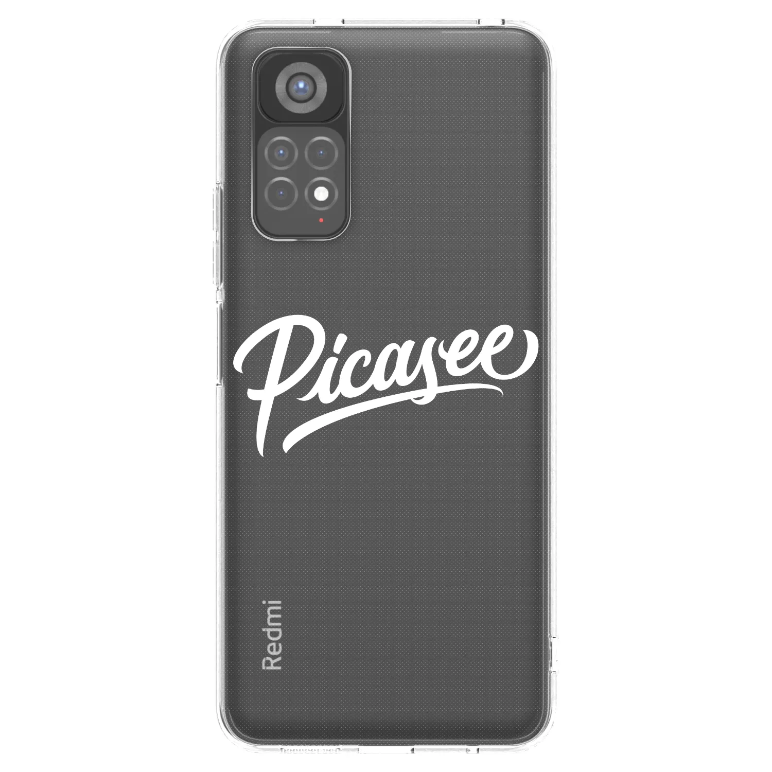 Picasee silikonski prozorni ovitek za Xiaomi Redmi Note 11S 5G - Picasee - old logo - white
