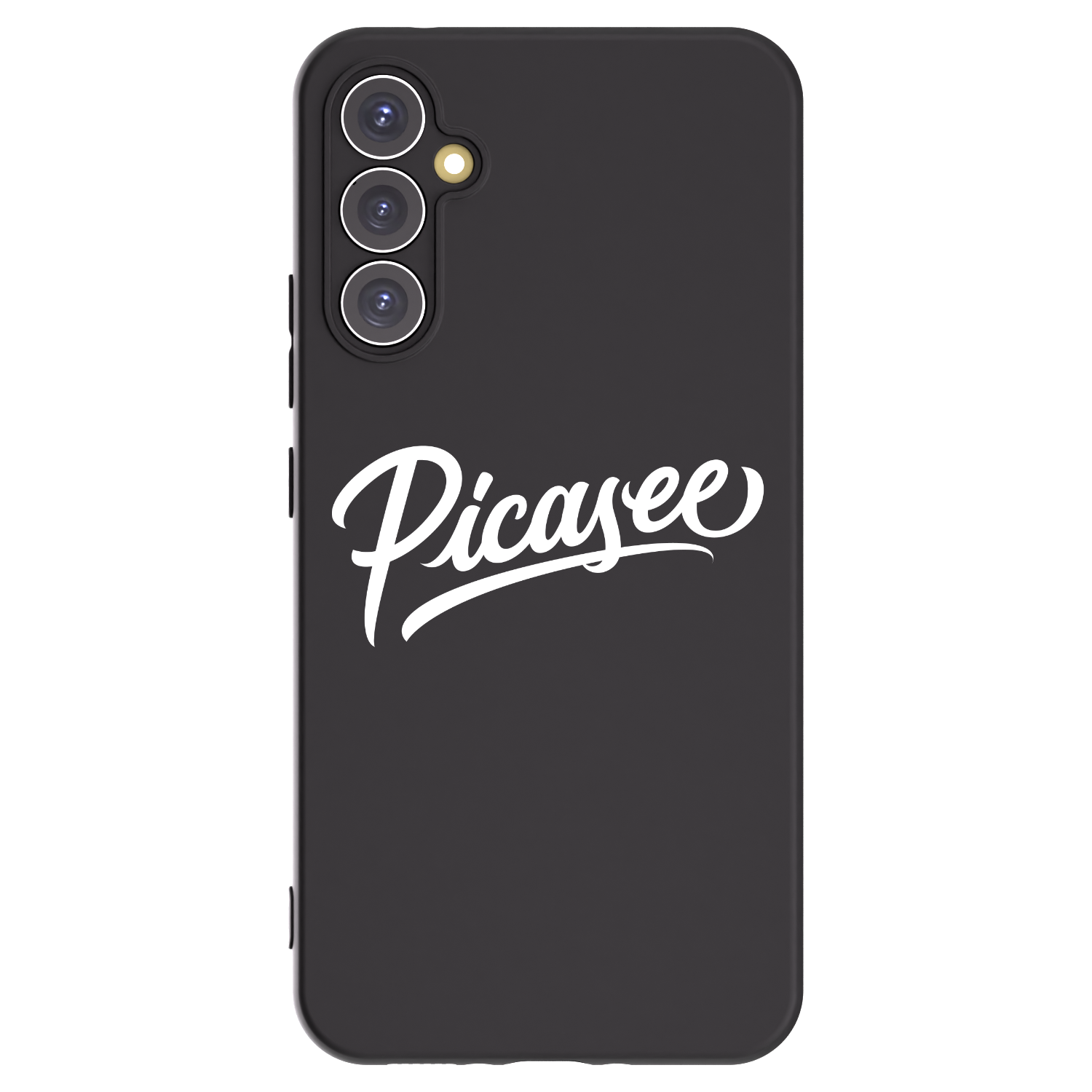 Picasee silikonski črni ovitek za Samsung Galaxy A34 5G A346B - Picasee - old logo - white