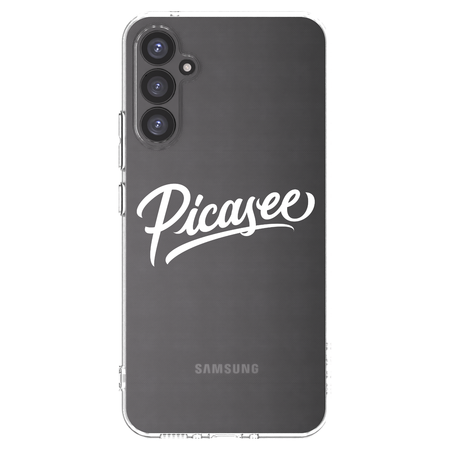 Picasee silikonski prozorni ovitek za Samsung Galaxy A34 5G A346B - Picasee - old logo - white